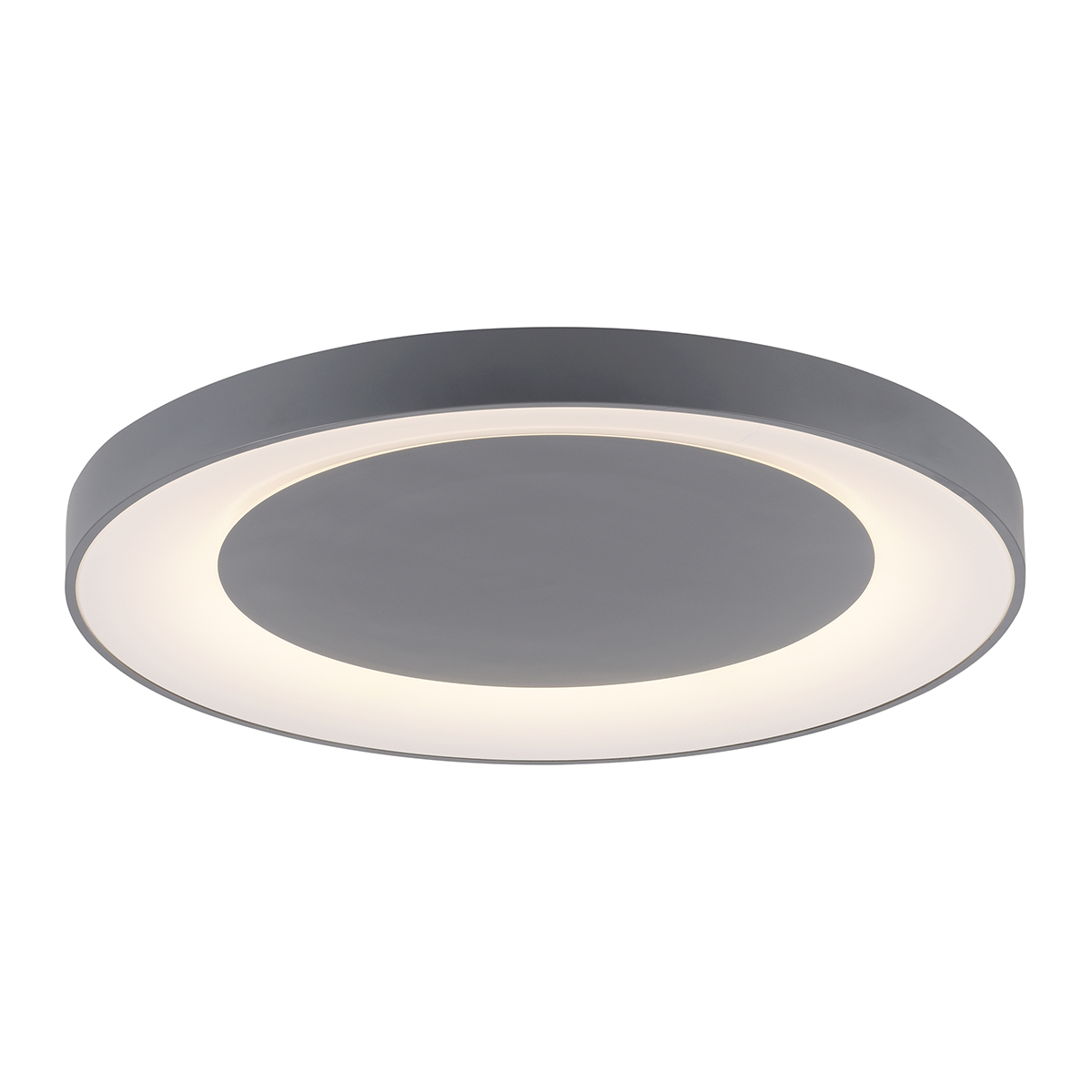 Stropné svietidlo tmavosivé vrátane LED s diaľkovým ovládaním - Meidan