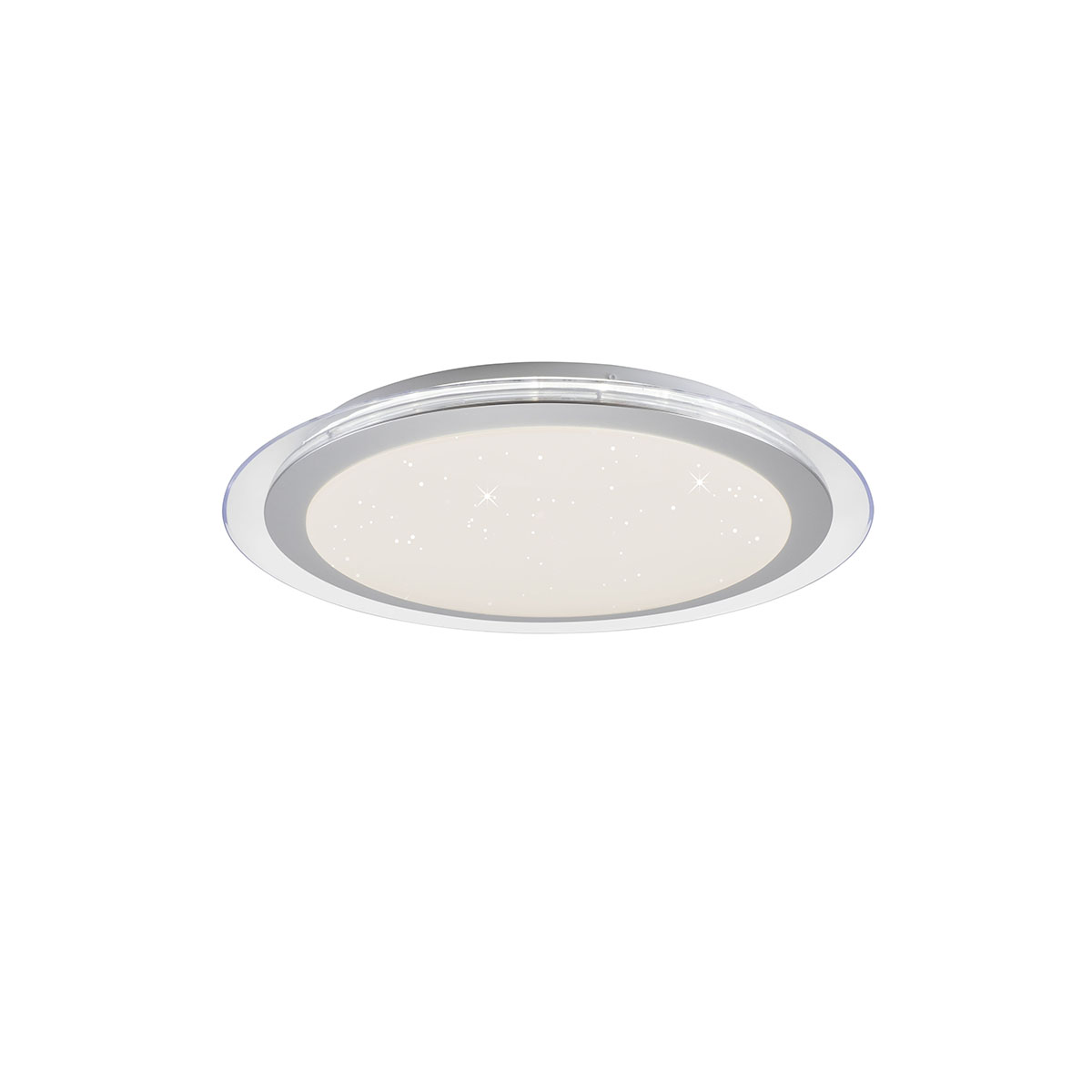 Taklampe hvit inkl. LED med fjernkontroll - Meidan