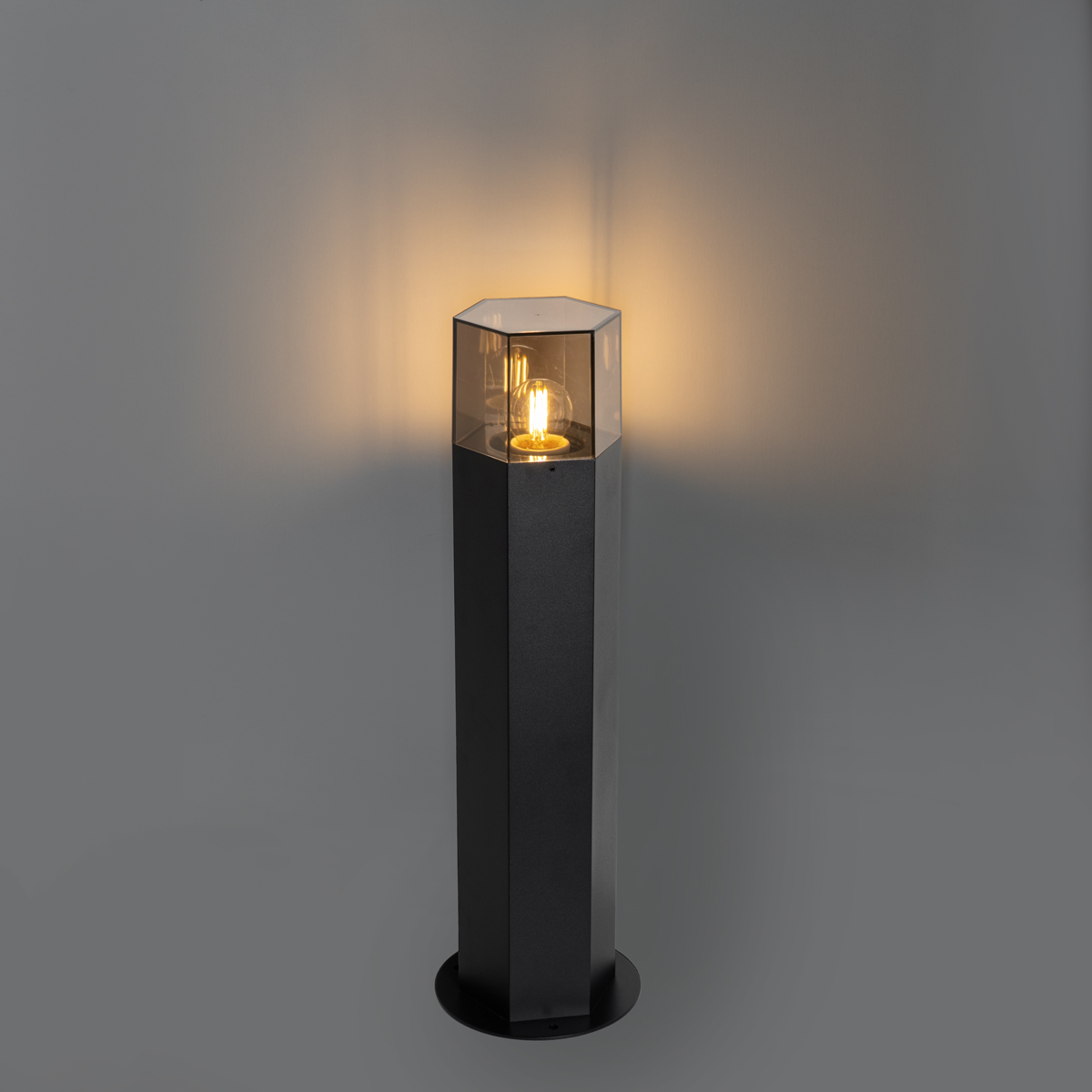 Lampe D'extérieur Sur Pied Moderne 30 Cm Gris Foncé IP44 - Danemark