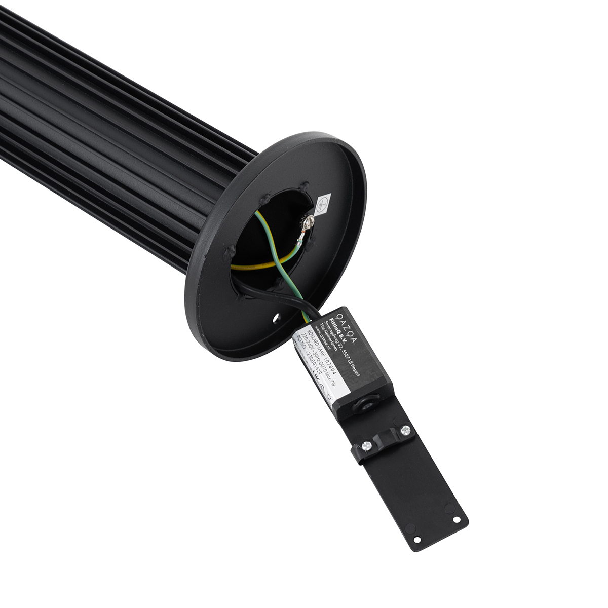 Design Outdoor Bollard Black 80 cm IP44 - Boris