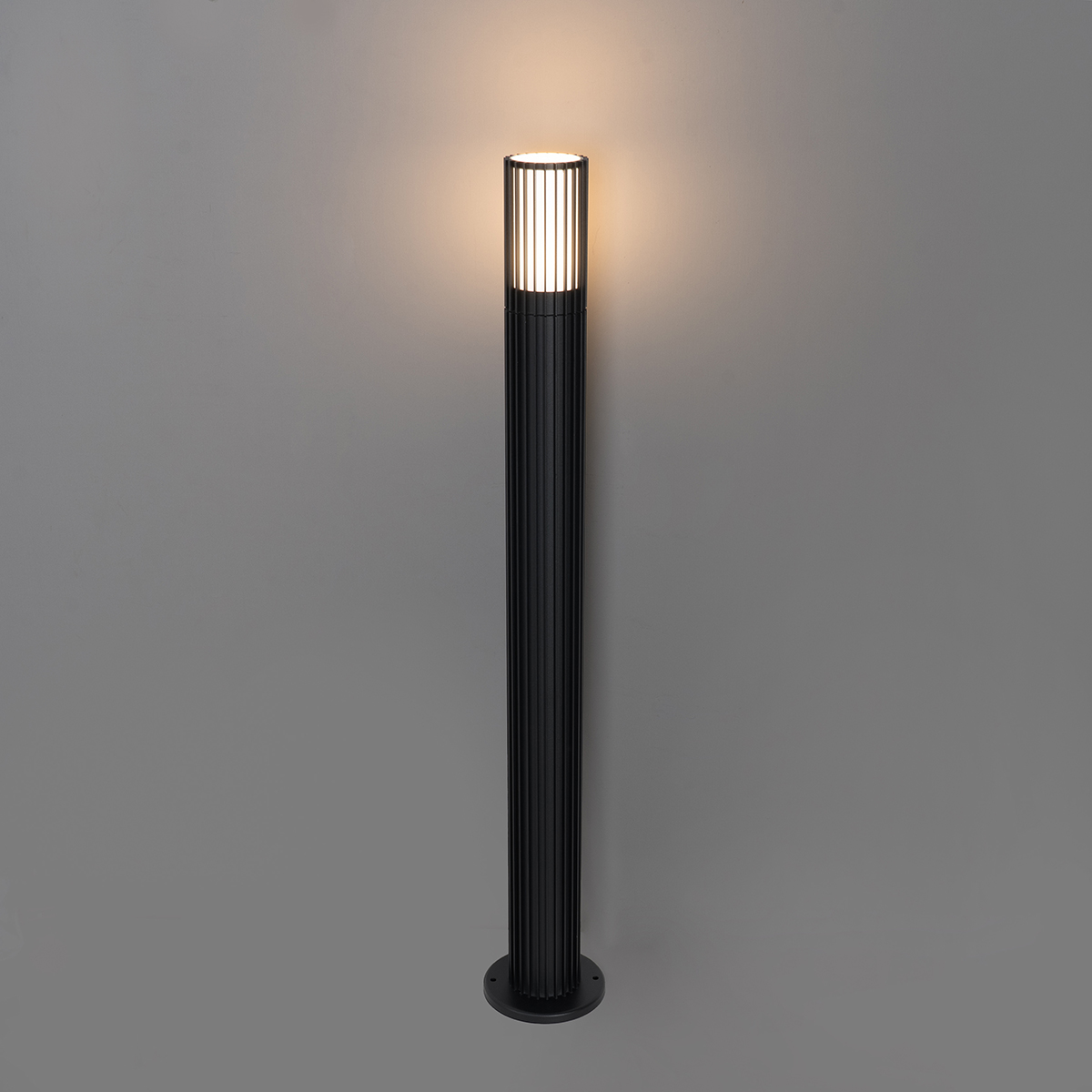 Design Outdoor Bollard Black 80 cm IP44 - Boris