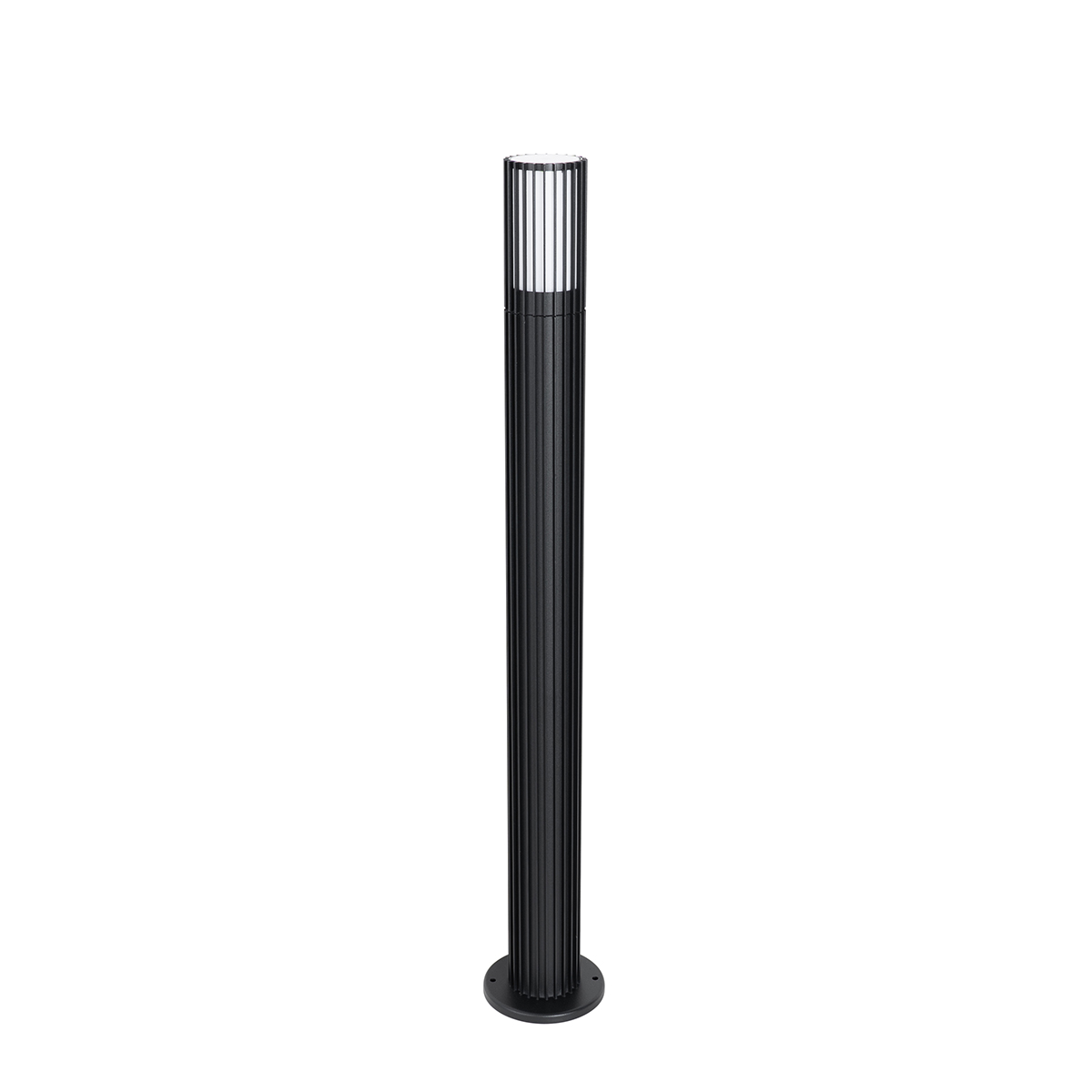 Design Outdoor Bollard Black 80 cm IP44 - Boris