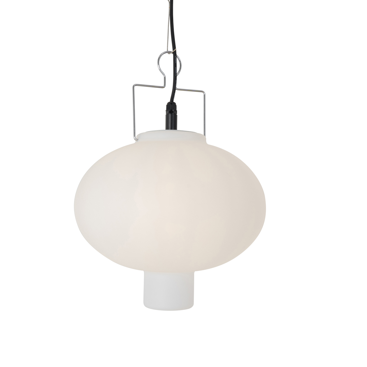 Smart Outdoor Pendant Lamp White 35cm Incl. Wifi A60 - Pion
