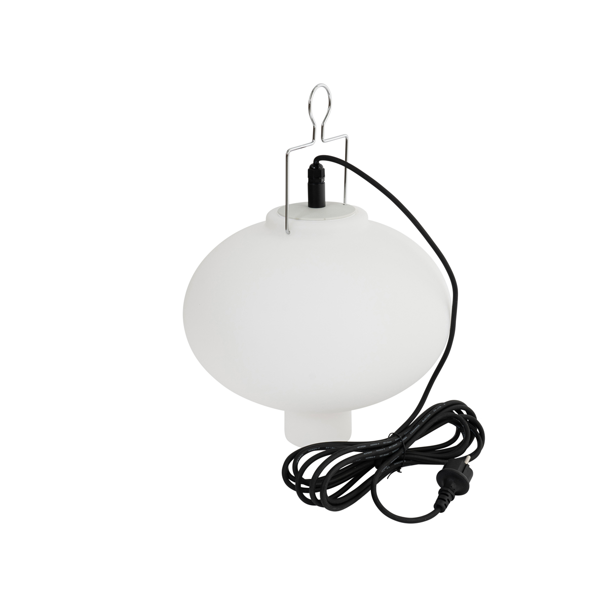 Smart Outdoor Pendant Lamp White 35cm Incl. Wifi A60 - Pion