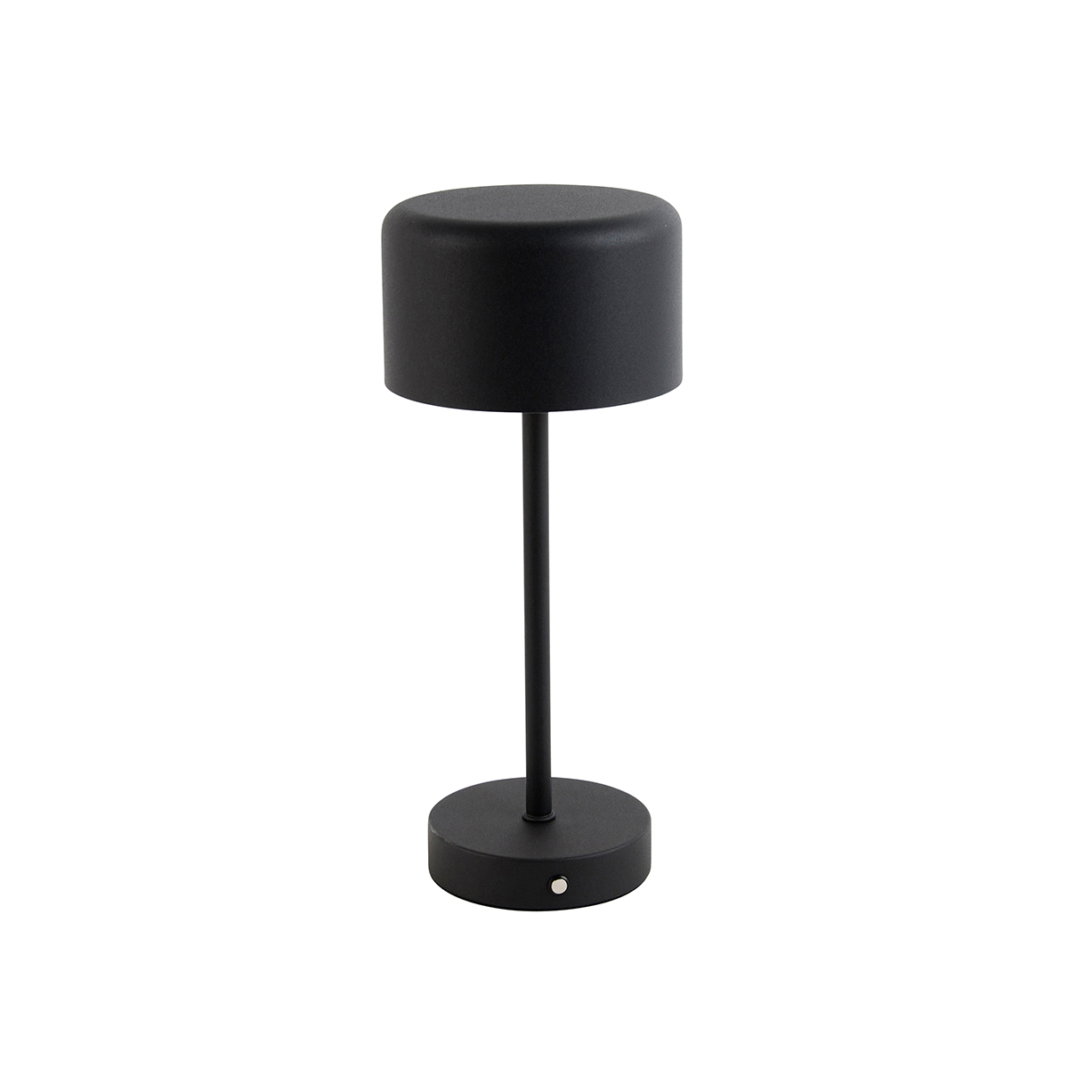 Levně Moderne tafellamp zwart oplaadbaar - Poppie