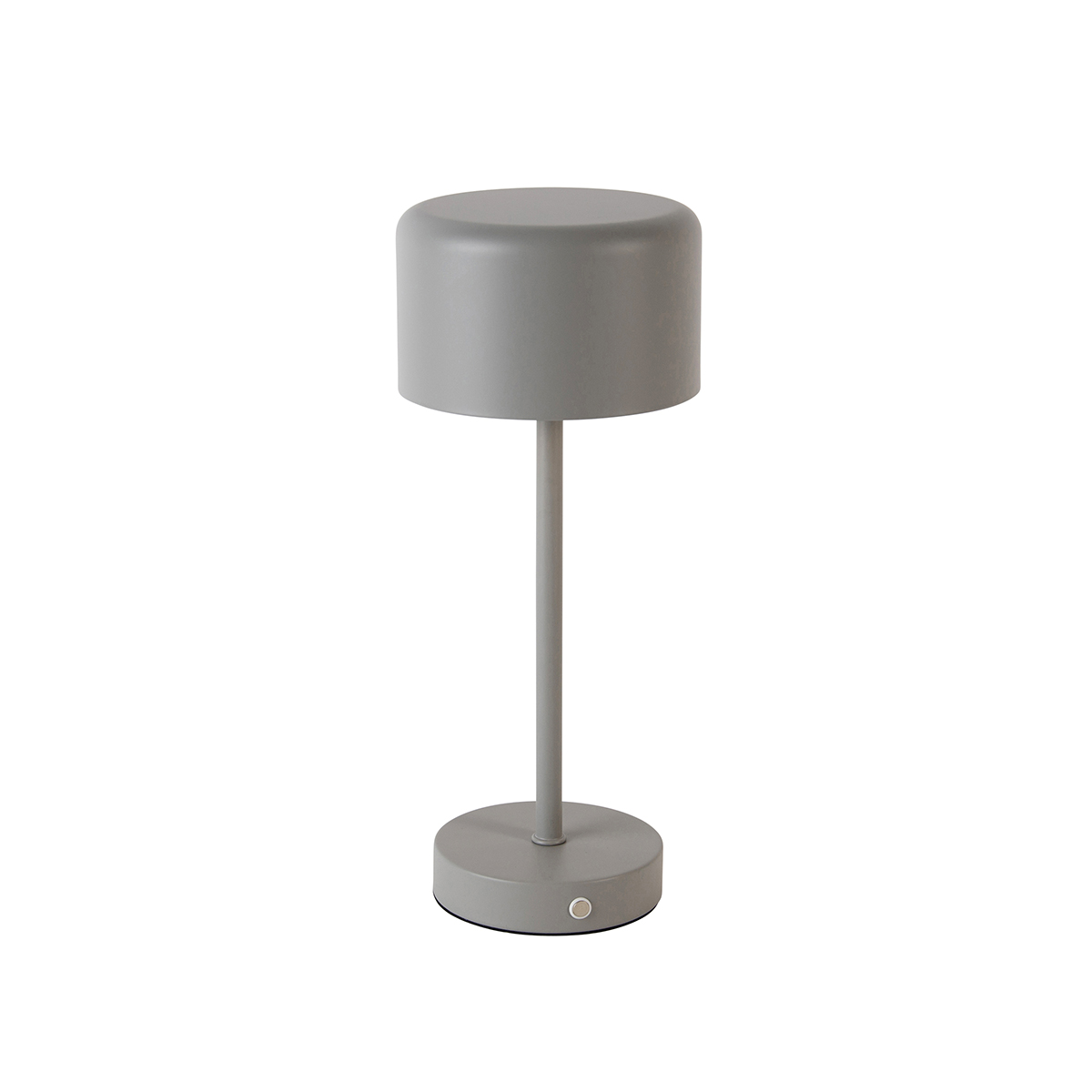Levně Moderne tafellamp grijs oplaadbaar - Poppie