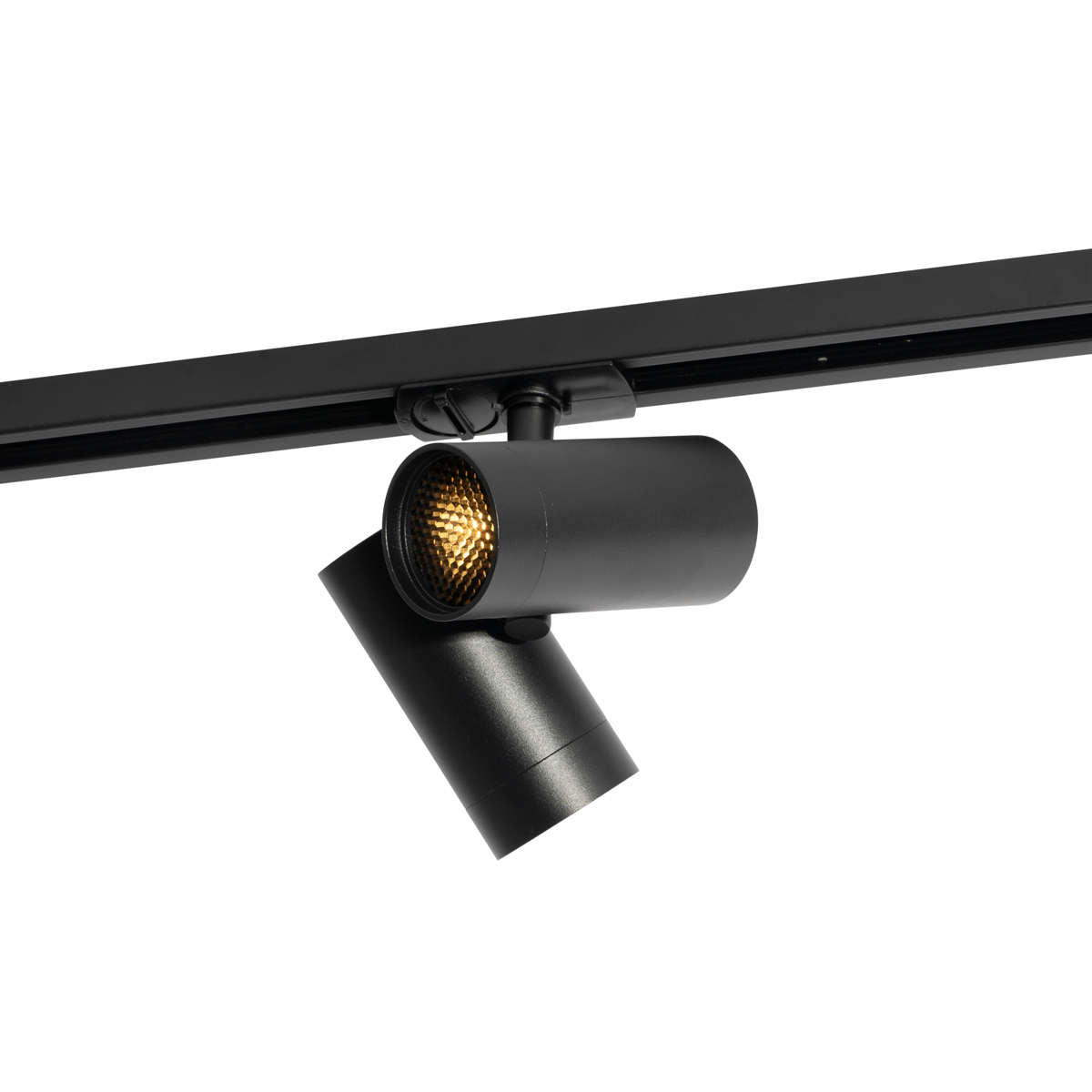 Modern Track Lighting System with 3 Spotlights Black 1-Phase - Iconic Scopio