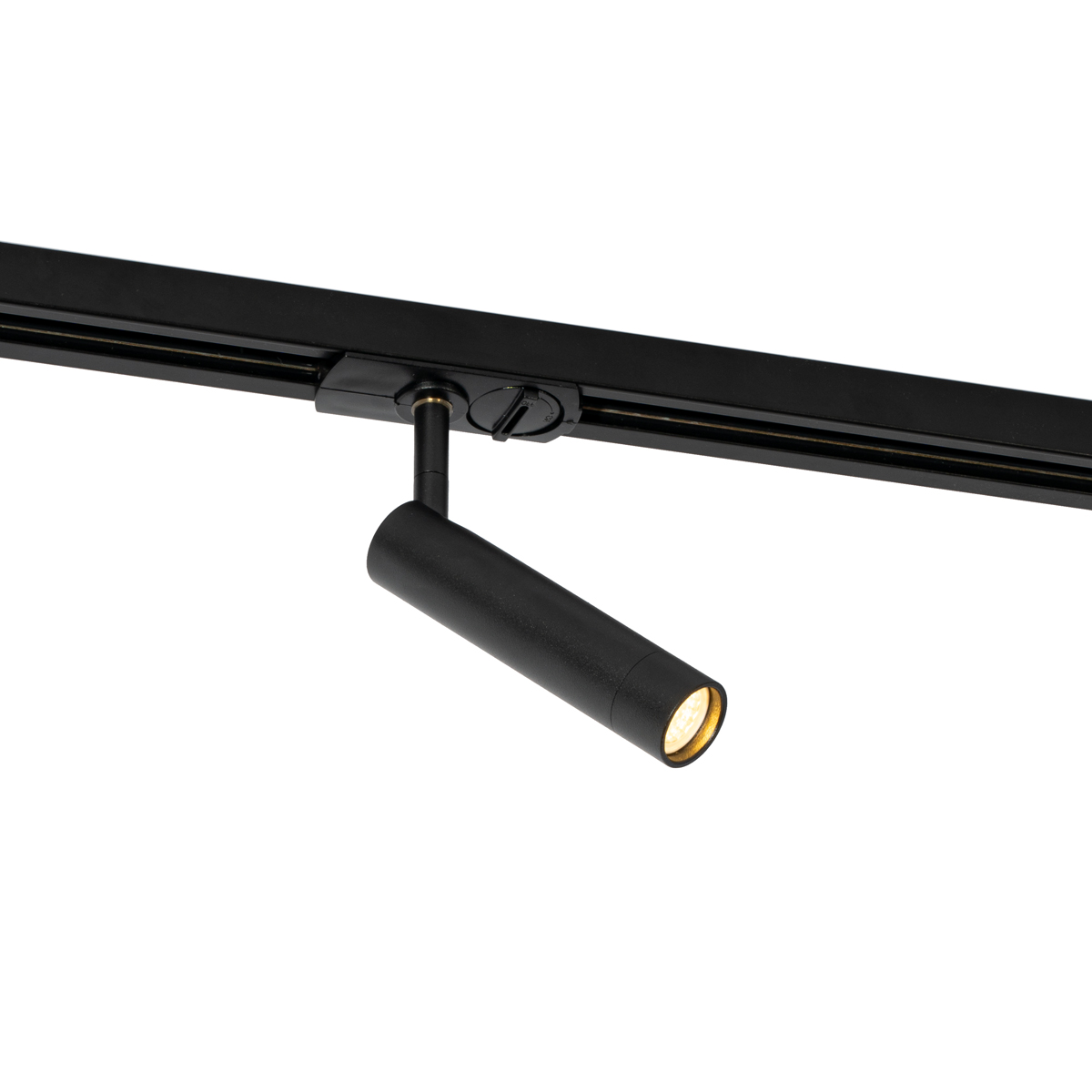 Moderné čierne bodové svetlo pre 1-fázový koľajnicový systém - Iconic Ivy Moderné čierne bodové svetlo pre 1-fázový koľajnicový systém - Iconic Ivy