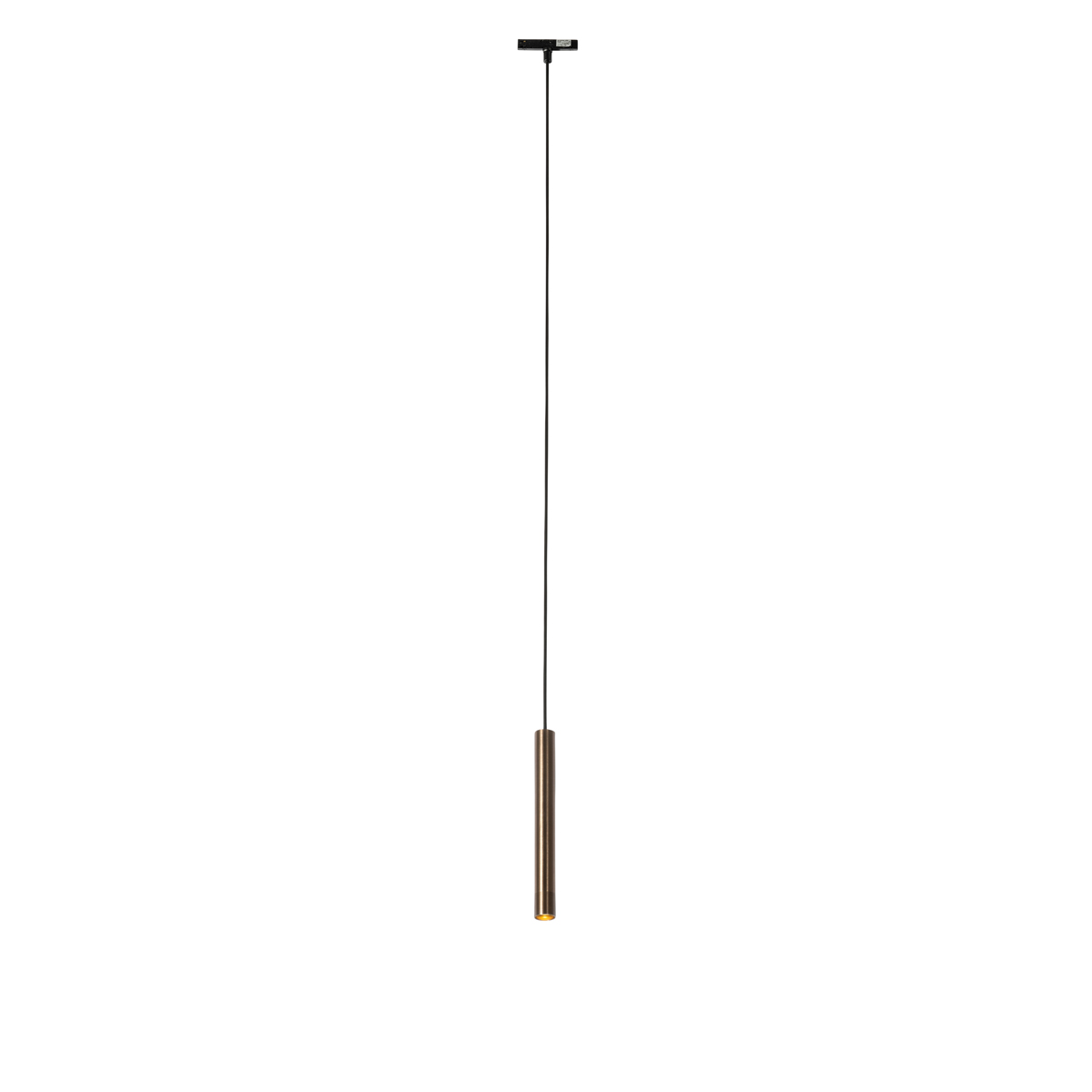 Moderné závesné svietidlo tmavá bronz pre 1-fázový koľajnicový systém - Slimline Keno