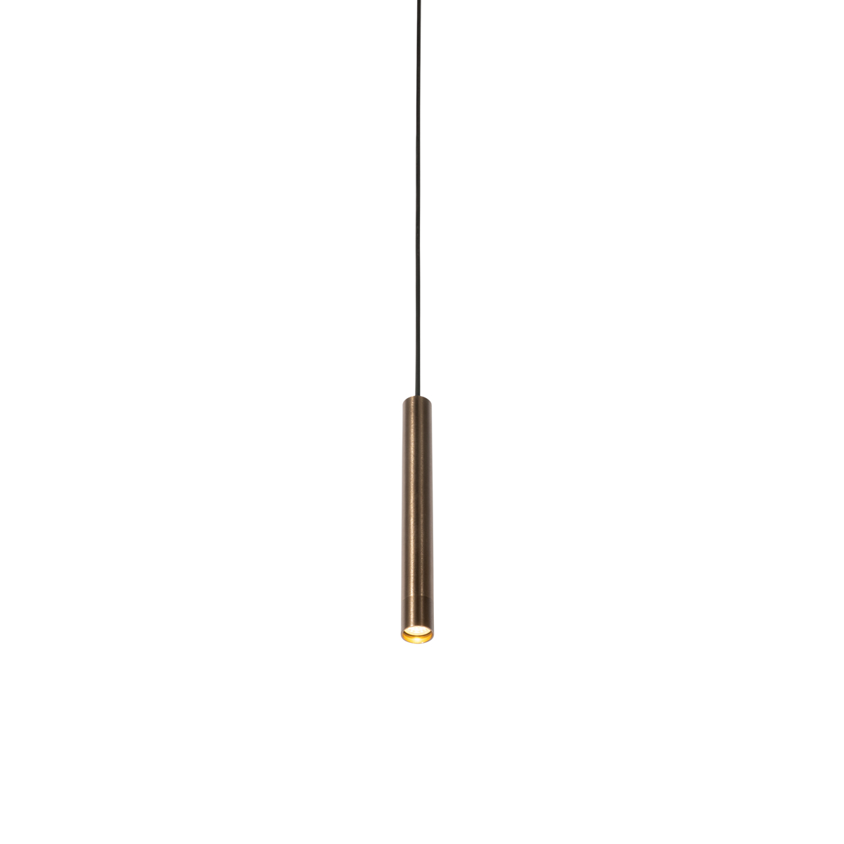Lámpara colgante moderna de bronce oscuro para sistema de raíl monofásico - Slimline Keno
