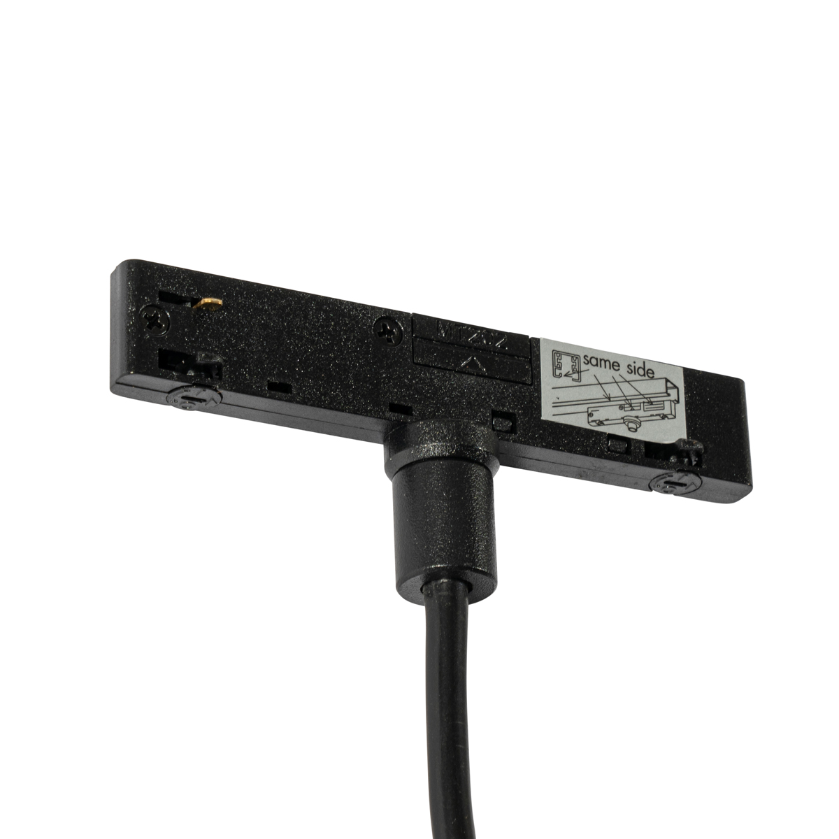 Lámpara colgante moderna de bronce oscuro para sistema de raíl monofásico - Slimline Keno