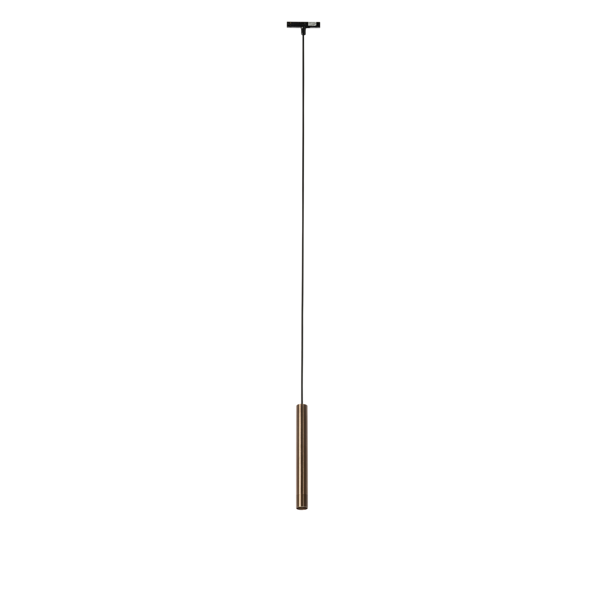 Lámpara colgante moderna de bronce oscuro para sistema de raíl monofásico - Slimline Keno