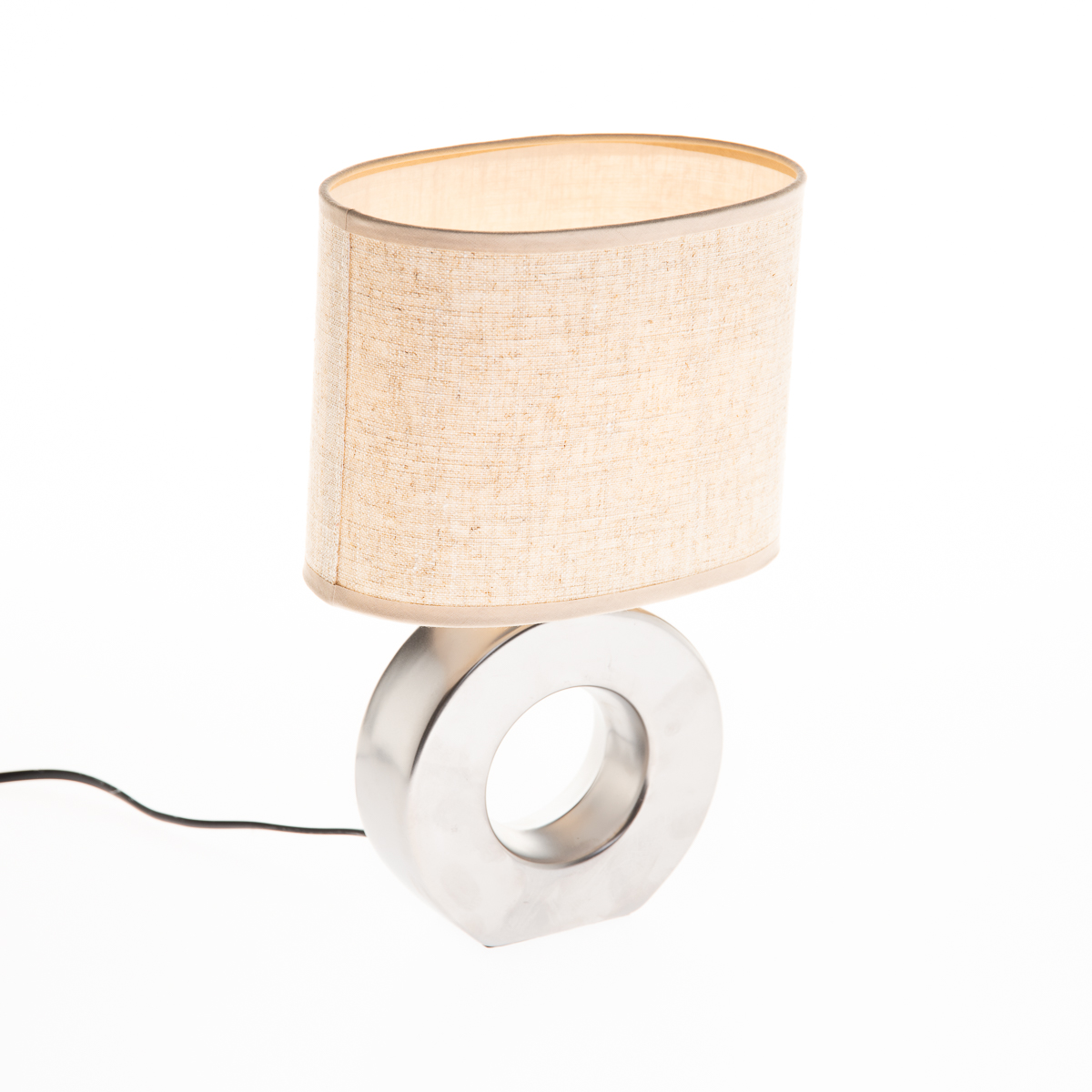 Modern asztali lámpa bézs acéllal - Tohu
