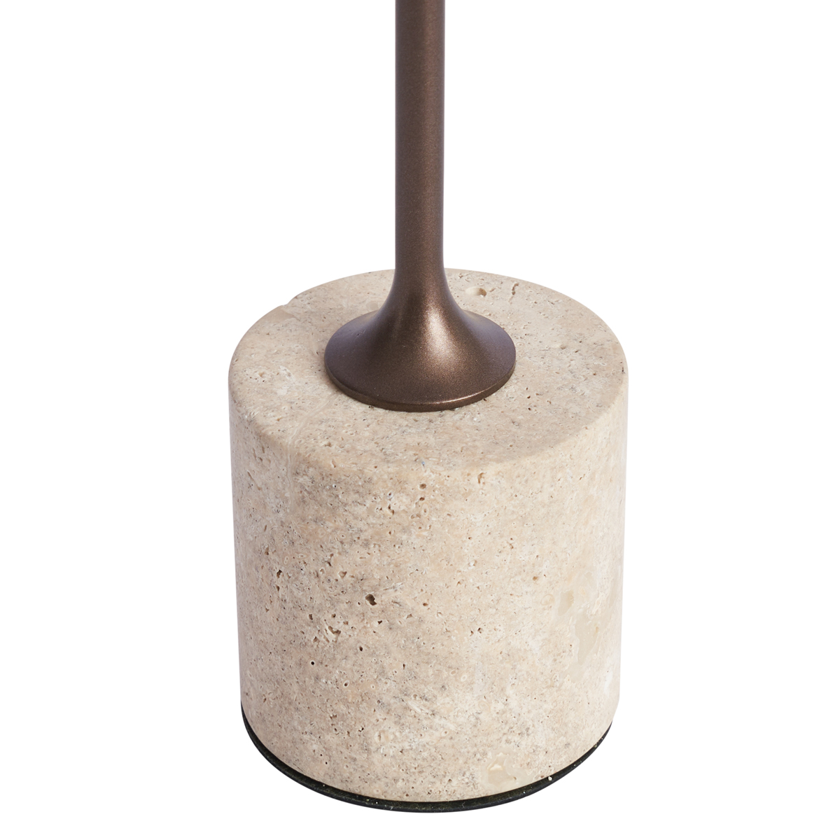 Moderne Tischleuchte Dunkelbronze 37cm inkl. LED Dimmbar IP54 Wiederaufladbar - Topi