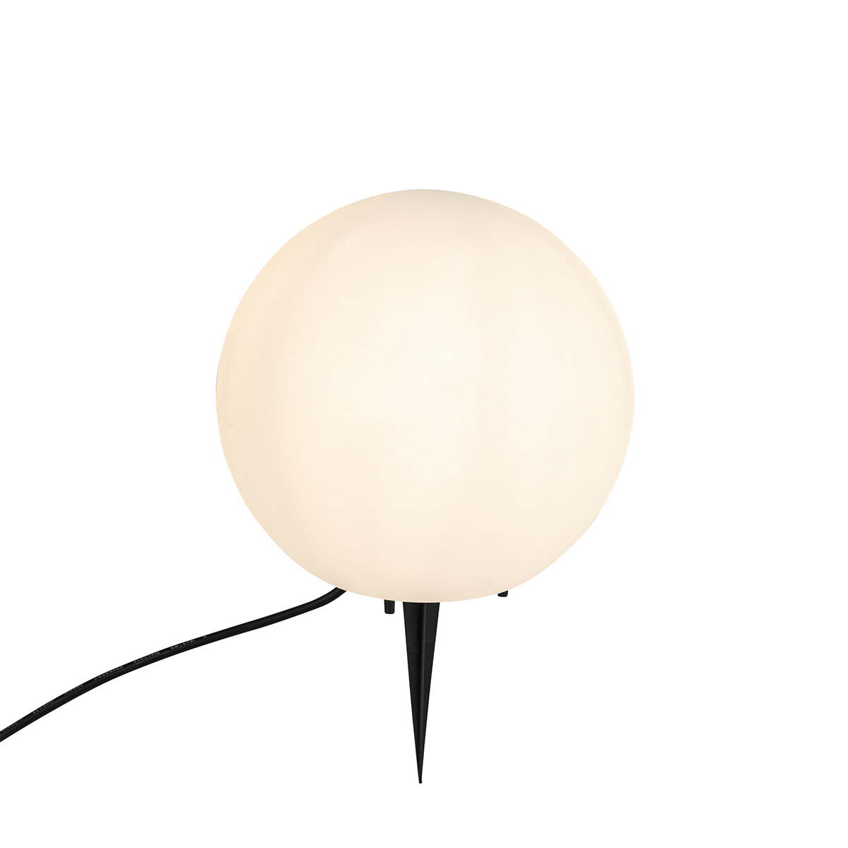 Lampe d'extérieur intelligente blanche 25 cm IP65 avec LED - Nura