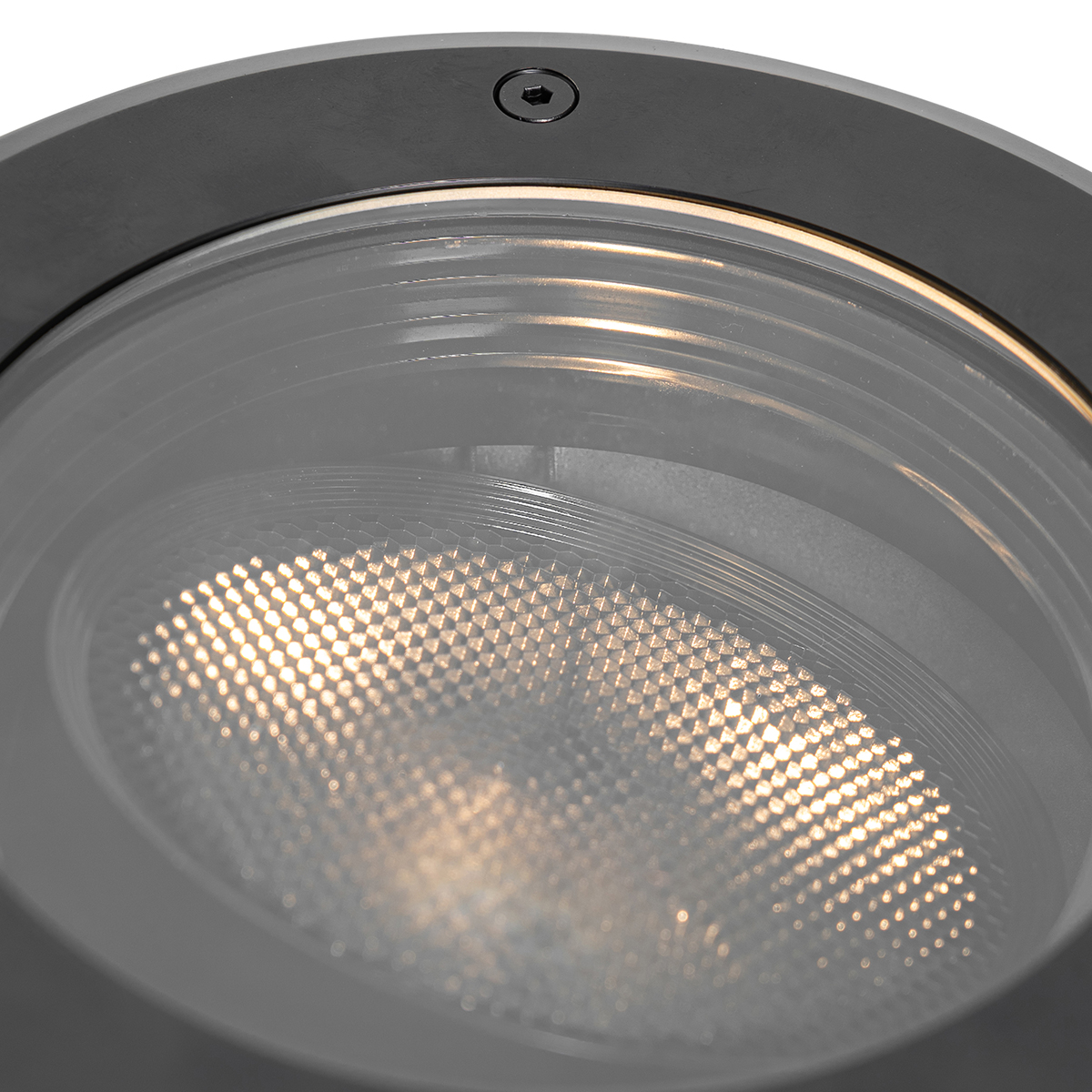 Set van 6 dimbare buiten grondspots zwart IP65 incl LED - Delux Honey