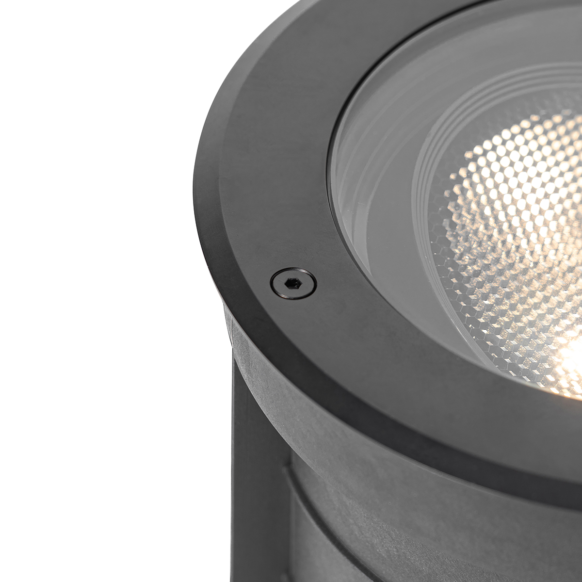 Set van 6 dimbare buiten grondspots zwart IP65 incl LED - Delux Honey