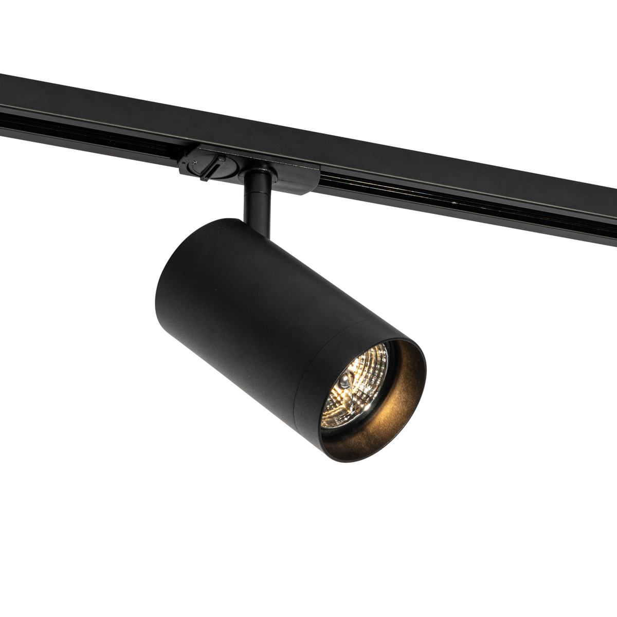 Moderné čierne bodové svetlo pre 1-fázový koľajnicový systém 70 mm - Iconic Jeana Luxe