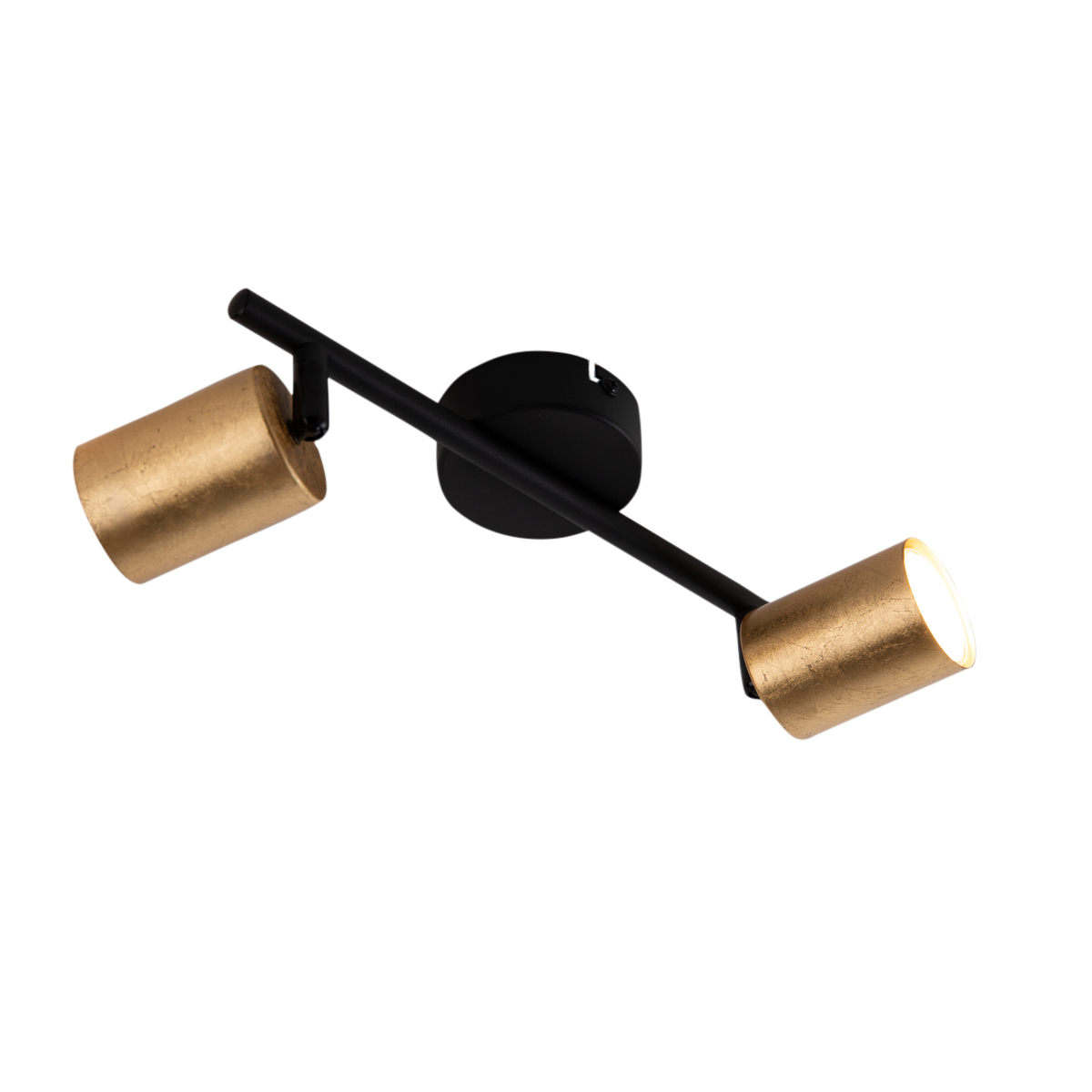 Moderné stropné svietidlo zlaté vrátane LED 2-svetlo - Mark