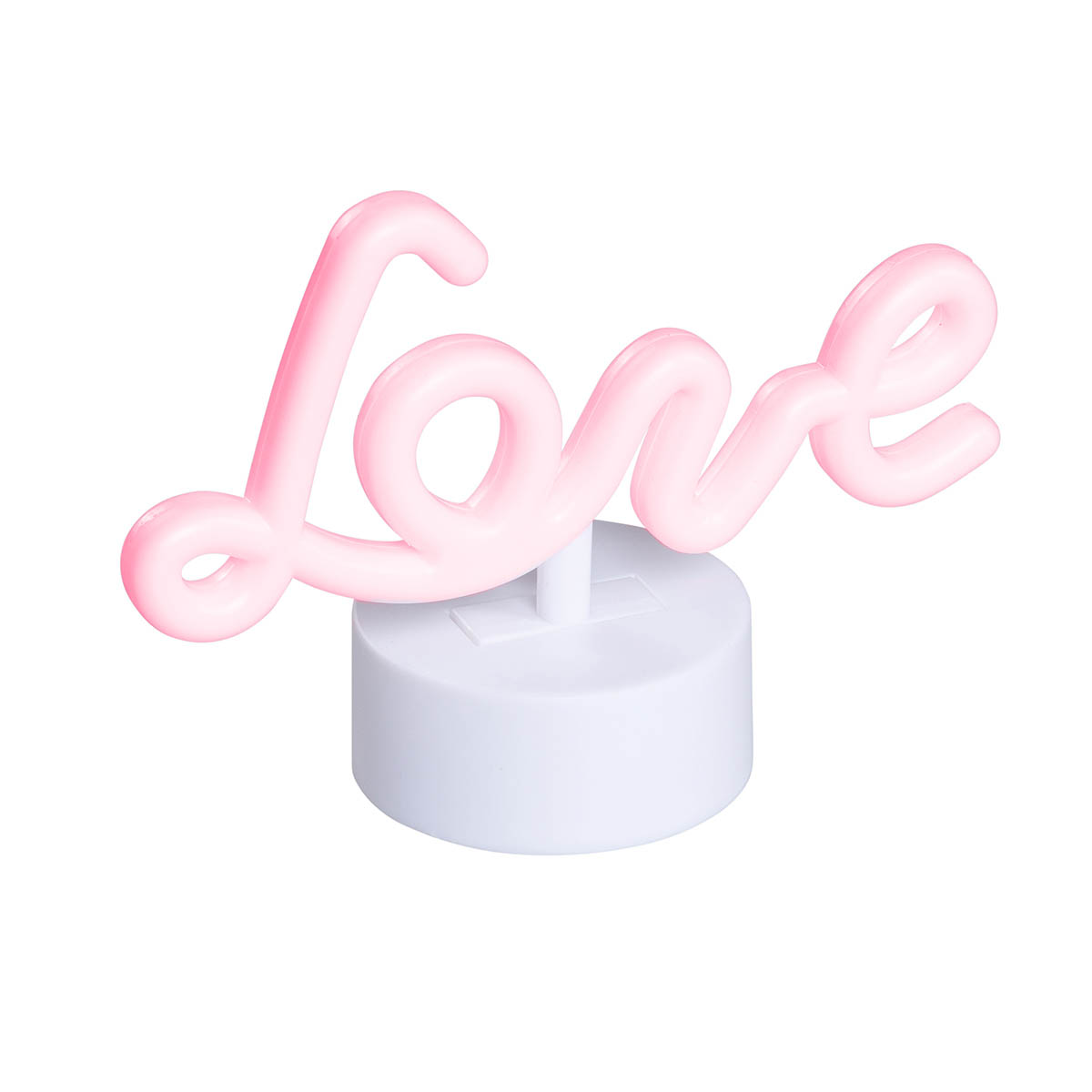 Neónová stolná lampa červená Love vrátane LED - Liebe