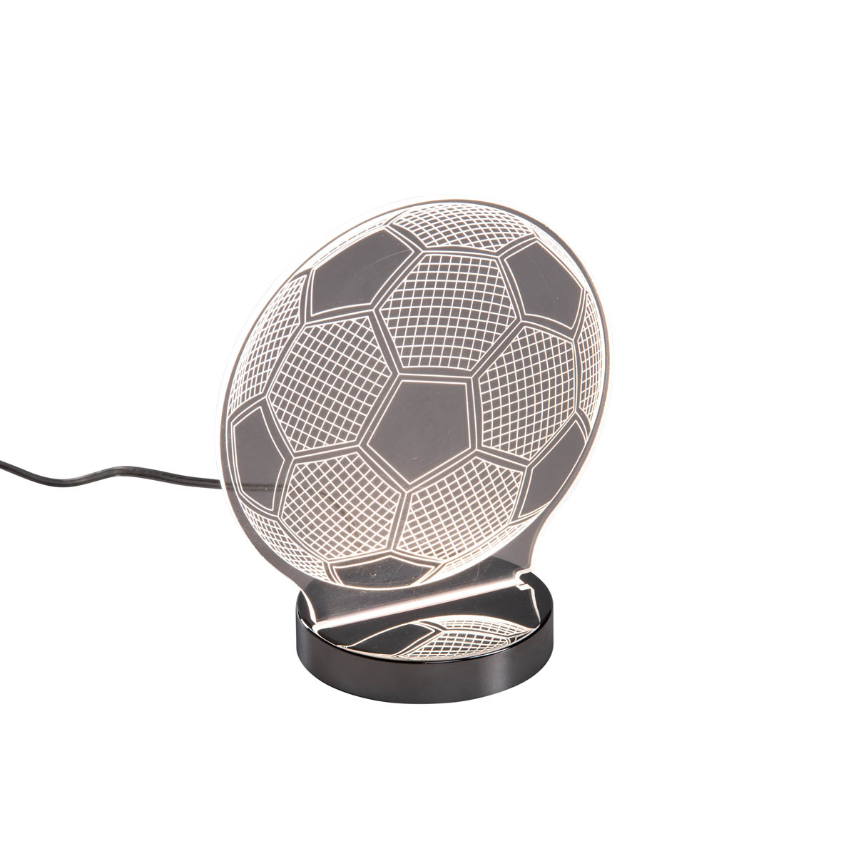 Neonová stolná lampa priehľadná vrátane LED s tlmením do tepla - Soccer