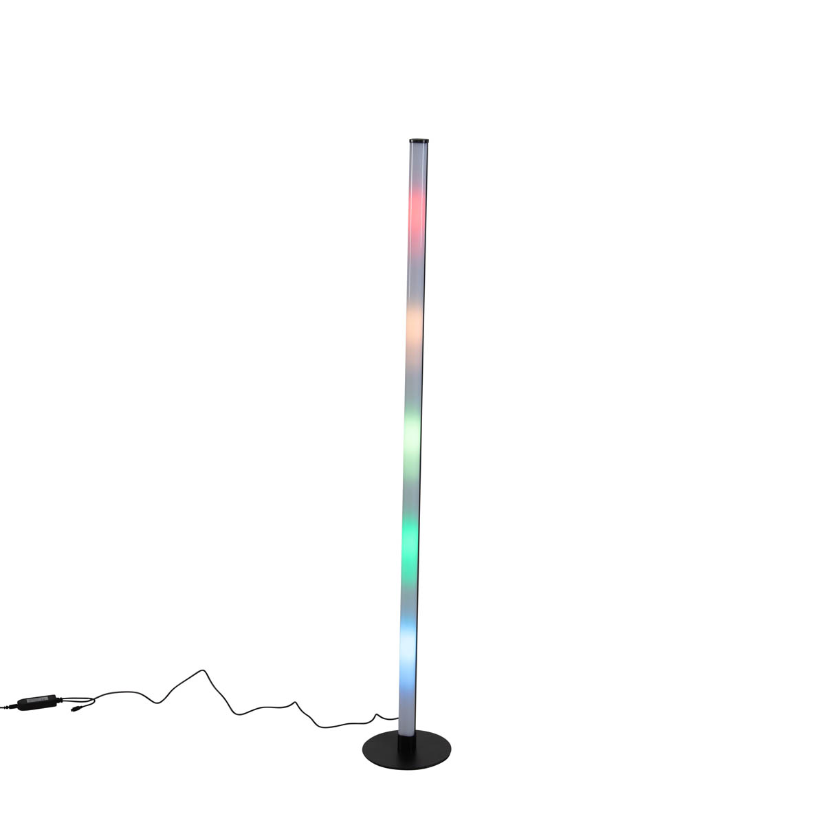 Neonová stolná lampa čierna vrátane LED RGB stmievateľná - Tijs