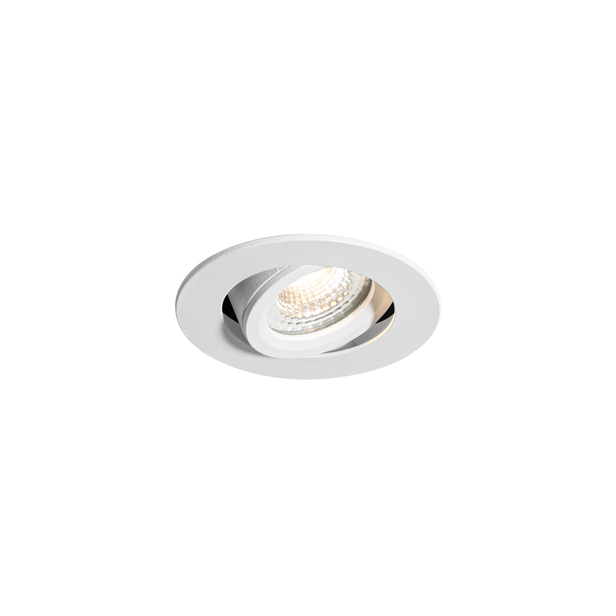 Beépíthető spotlámpa fehér, dönthető, 6,5 cm, LED-del, IP54, ultraf vékony - Pupil