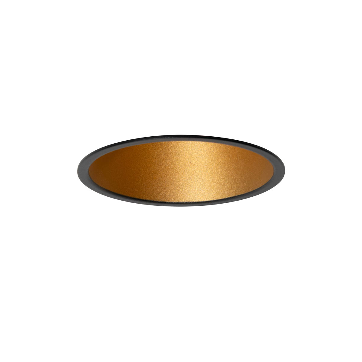 Foco empotrado moderno negro con dorado GU10 50 mm IP44 - Dept