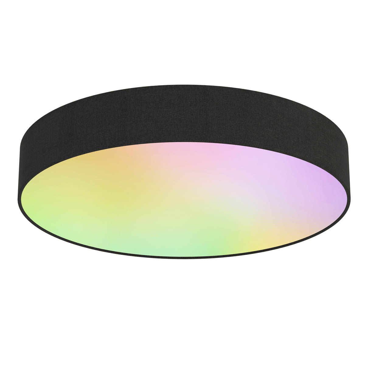 Smart taklampe sort 30 cm inkl. LED RGB - Taiko