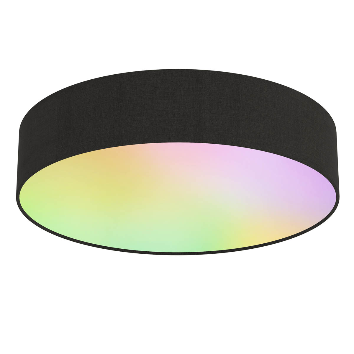 Smart taklampe sort 40 cm inkl. RGB LED - Taiko