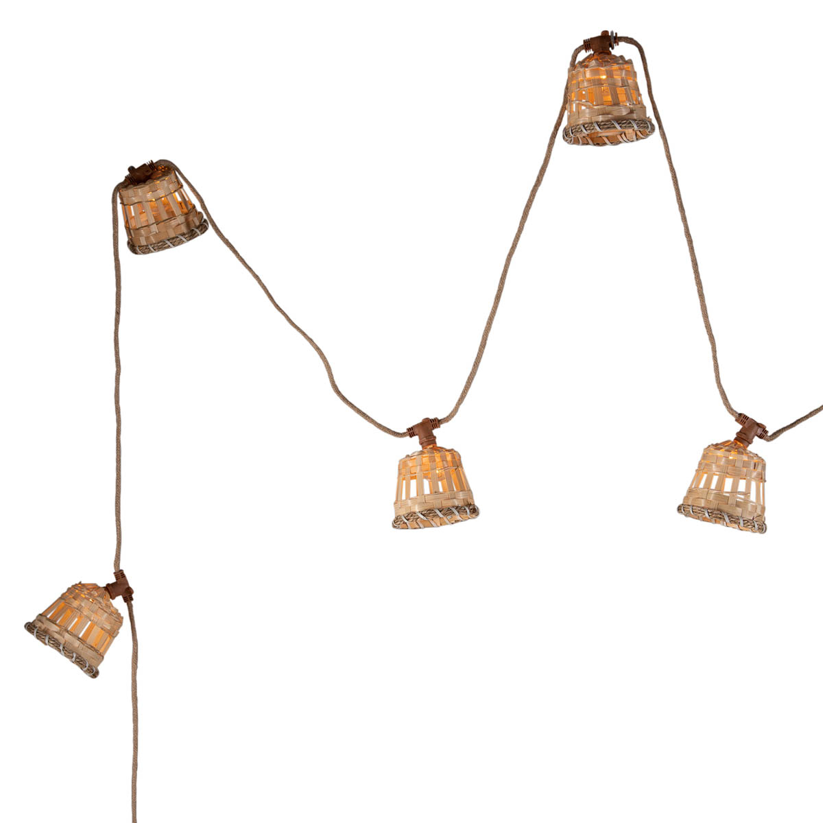 Moderné vonkajšie svetelné reťaze 8m vrátane LED 10-svetiel - Aurora