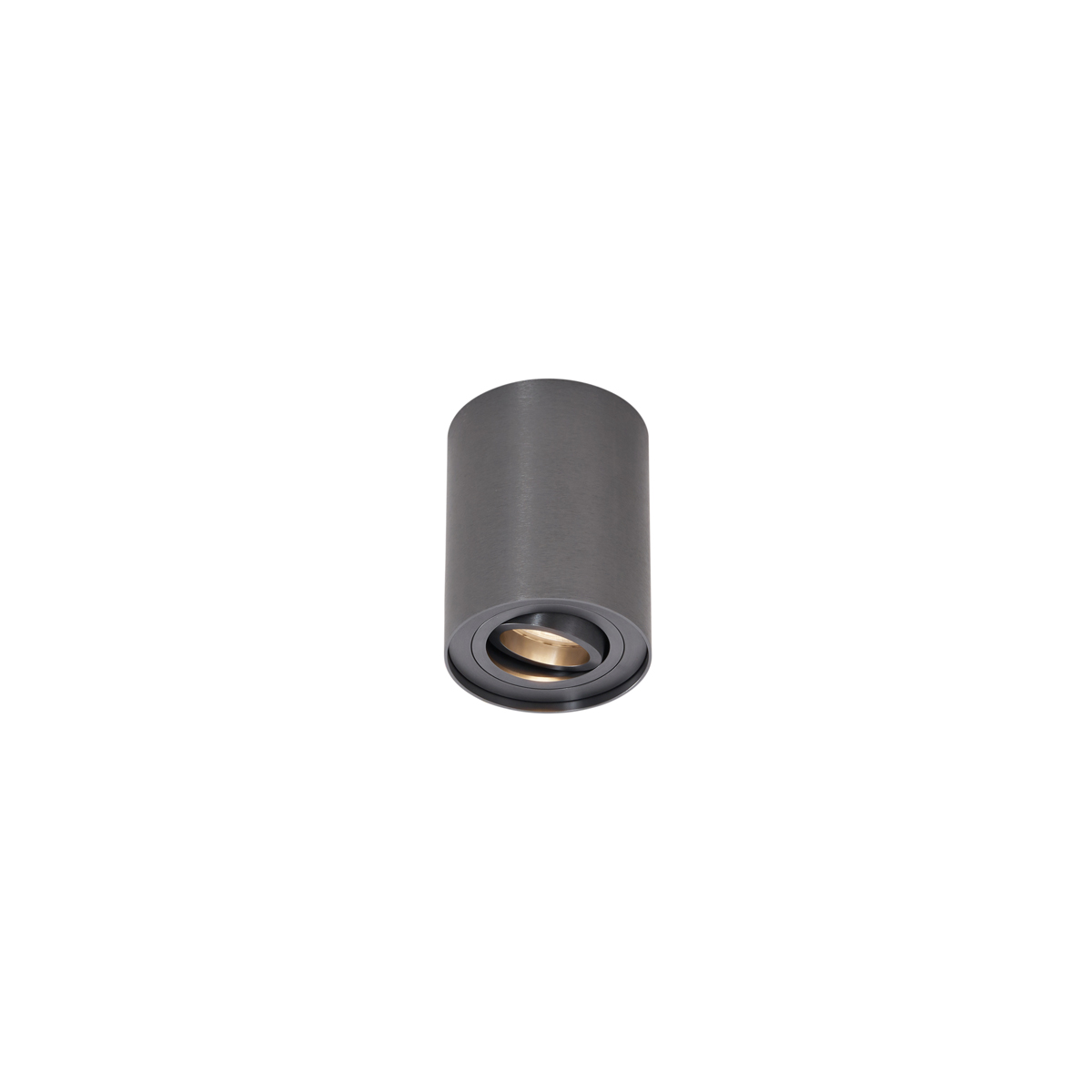 Modern, dönthető GU10-es beépíthető spotlámpa, fegyverfüst színű, 50 mm - Rondoo Up