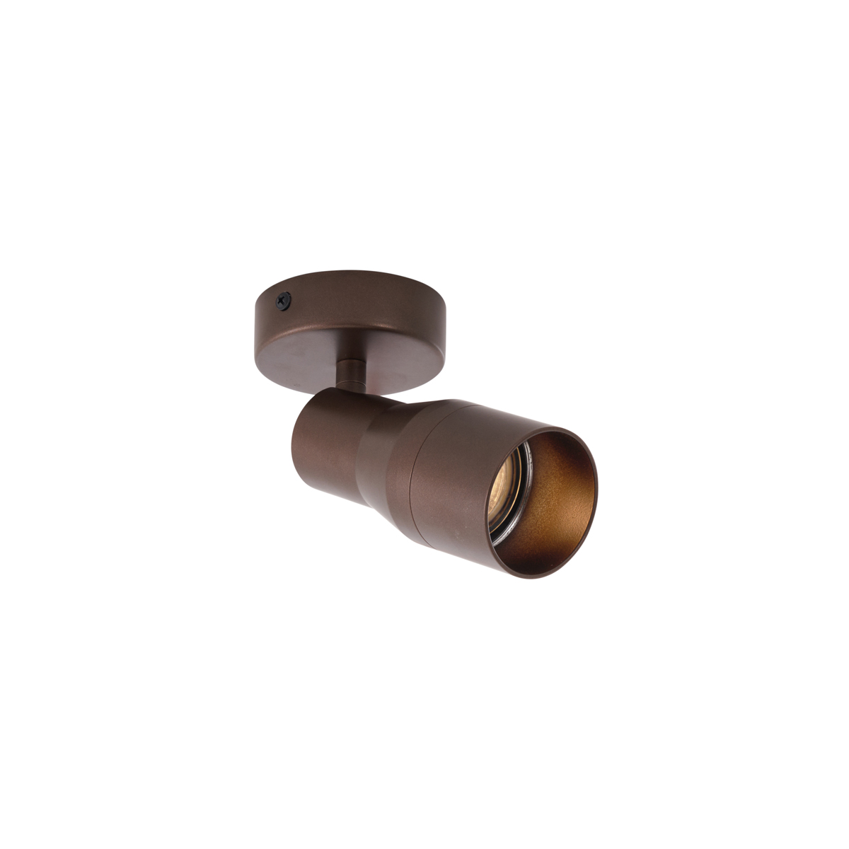 Moderné stropné bodové svetlo tmavá bronz GU10 50 mm okrúhle - Stanley