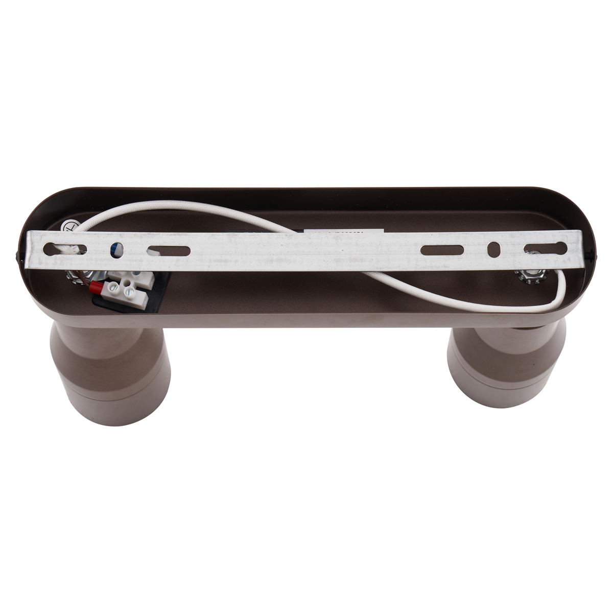 Faretto da soffitto rotondo bronzo scuro GU10 50mm 2 luci - Stanley