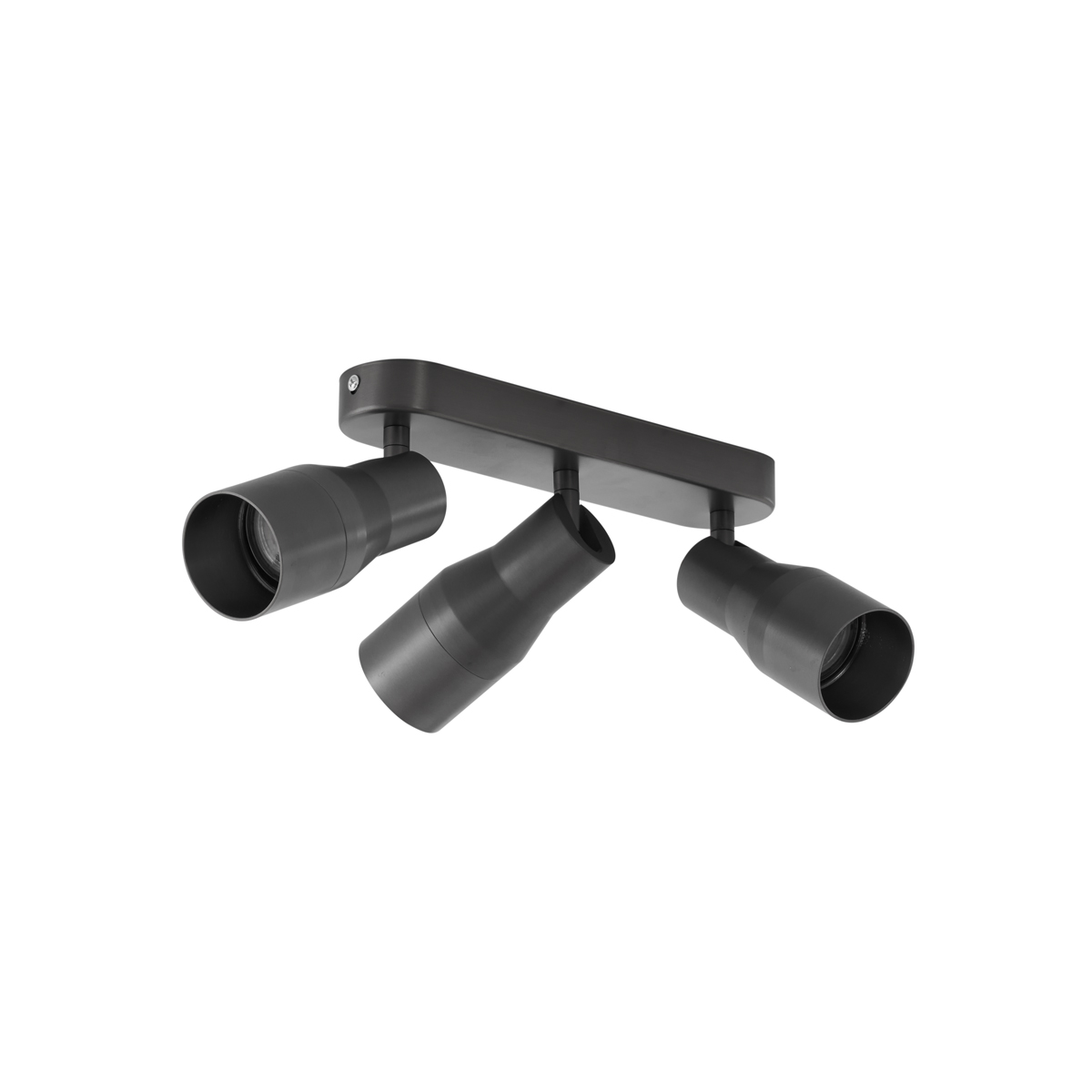 Faretto da soffitto rotondo colore canna di fucile GU10 50 mm 3 luci - Stanley