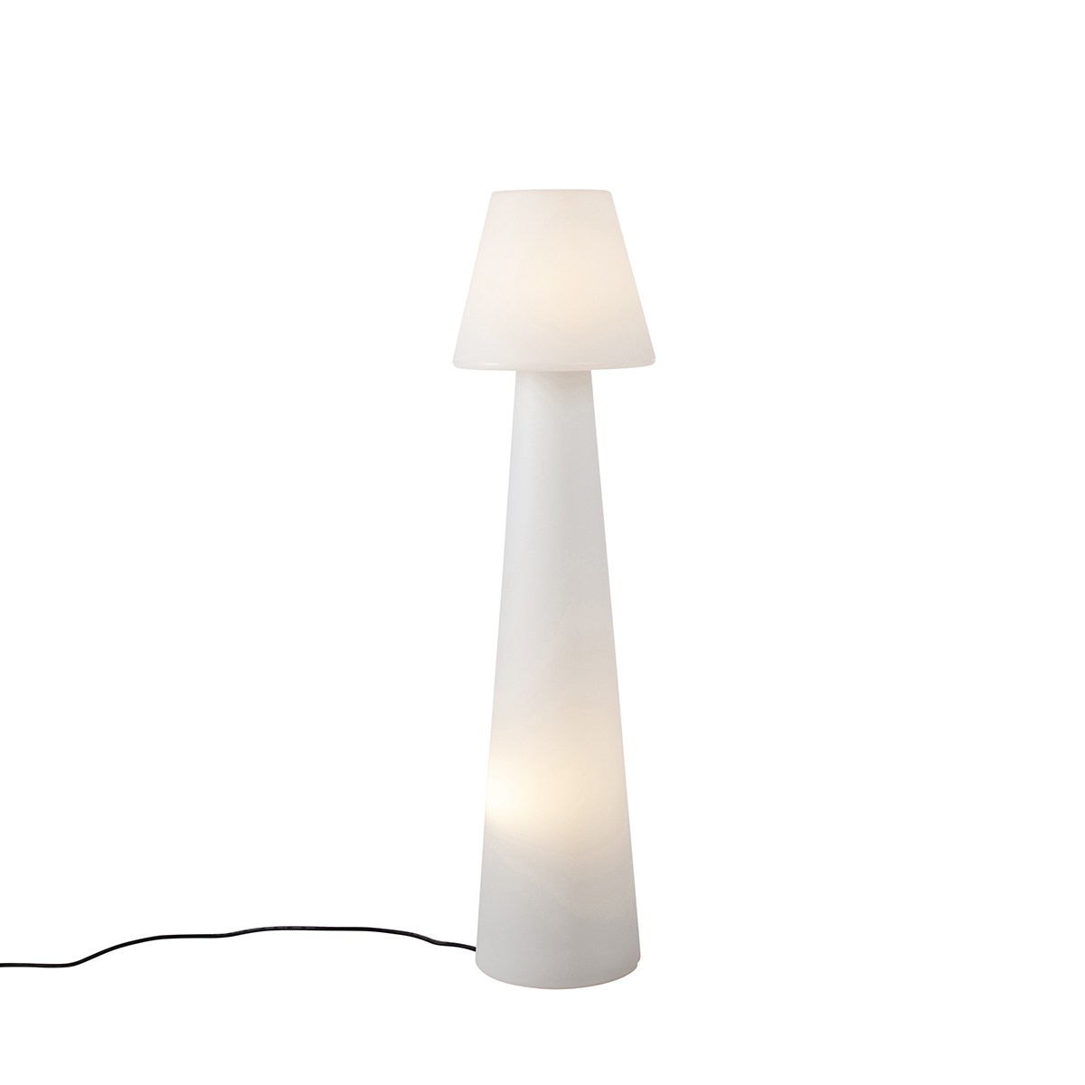 Lampadaire d’extérieur intelligent blanc avec LED A60 IP44 – Katrijn