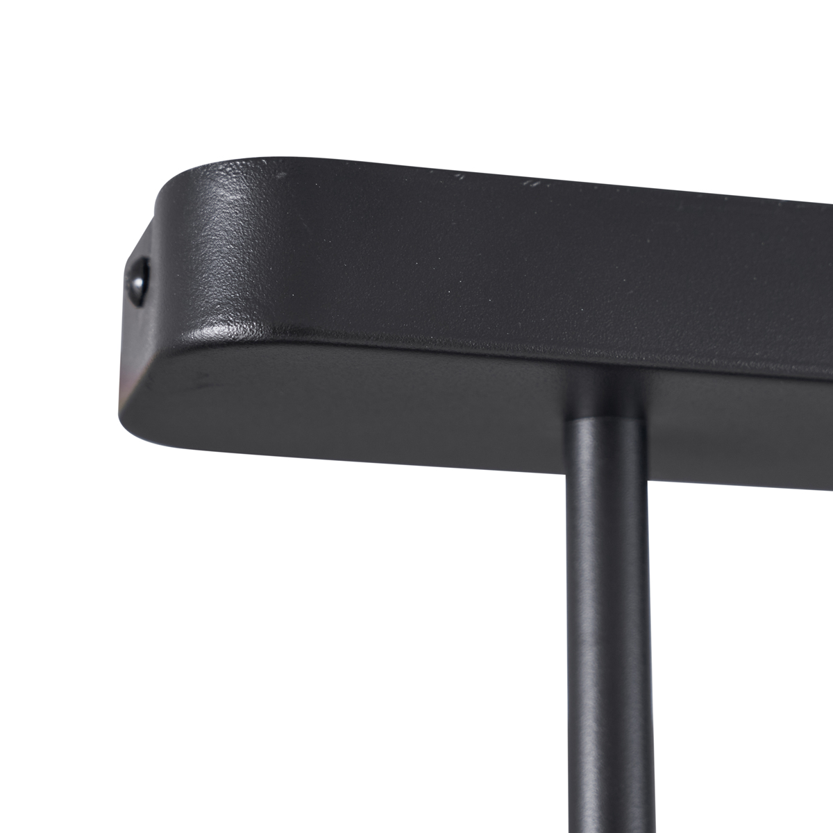 Foco de techo redondeado negro GU10 35mm 3-luces ajustable - Kate