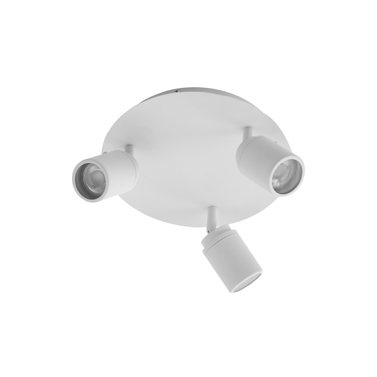 Faretto moderno da bagno bianco 3 luci IP44 - Ducha