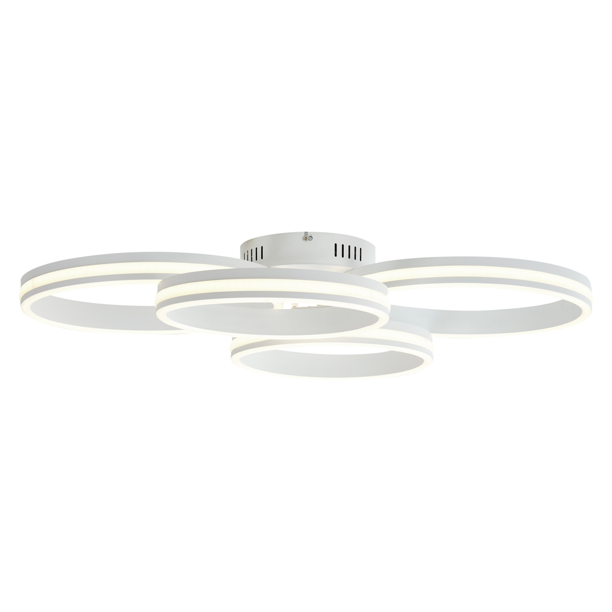 Deckenleuchte weiß inkl. LED 3-Stufen-Dimmbar 4-flammig - Navara