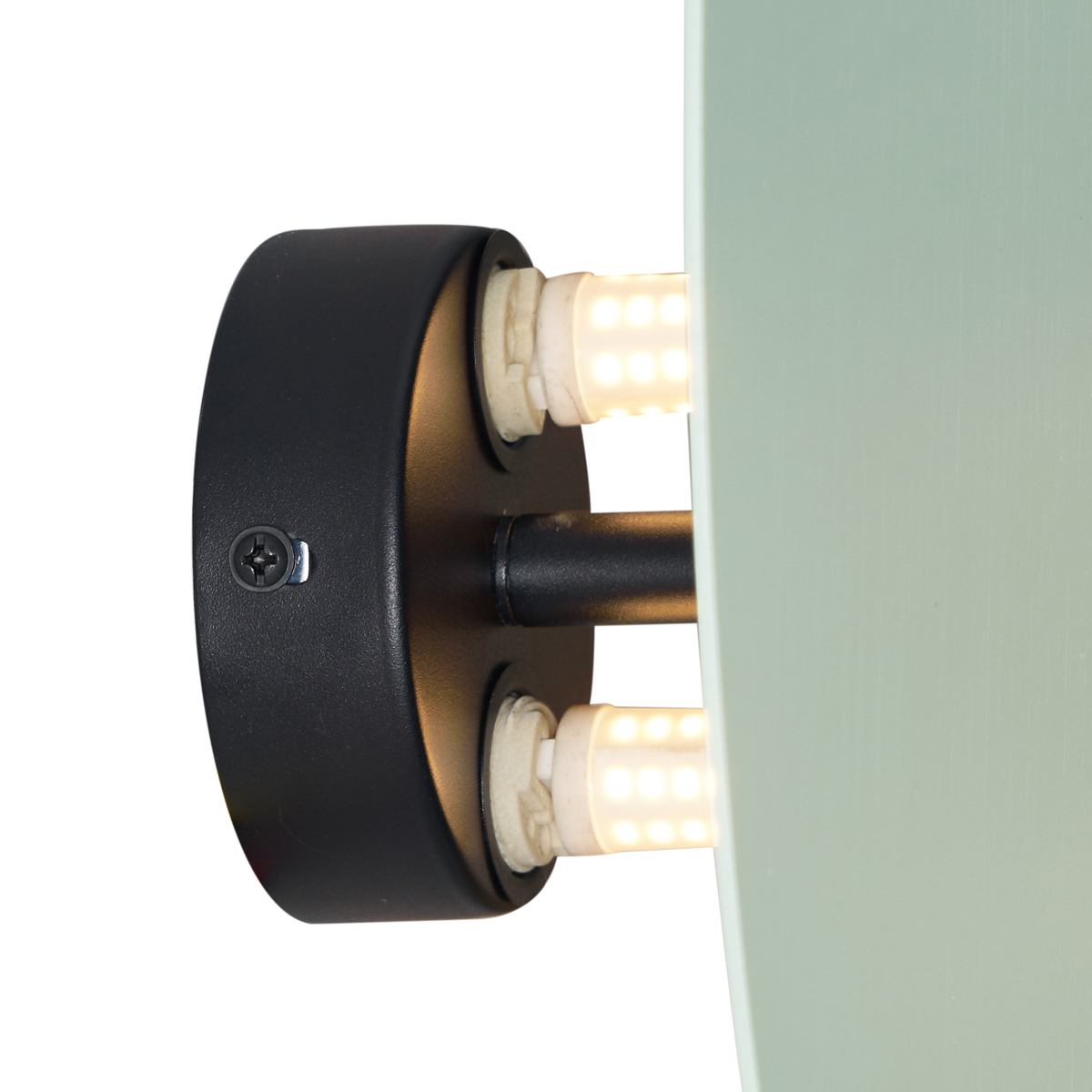 Design Wandleuchte Grün Organisch 32cm 2-Lichter - Pulley