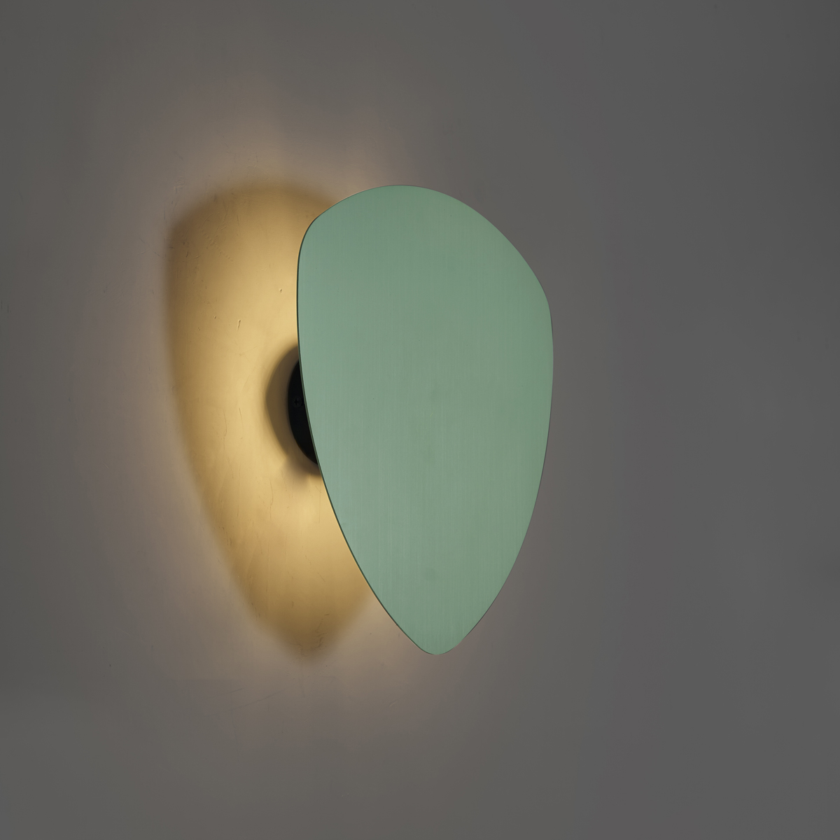 Design Wandleuchte Grün Organisch 32cm 2-Lichter - Pulley