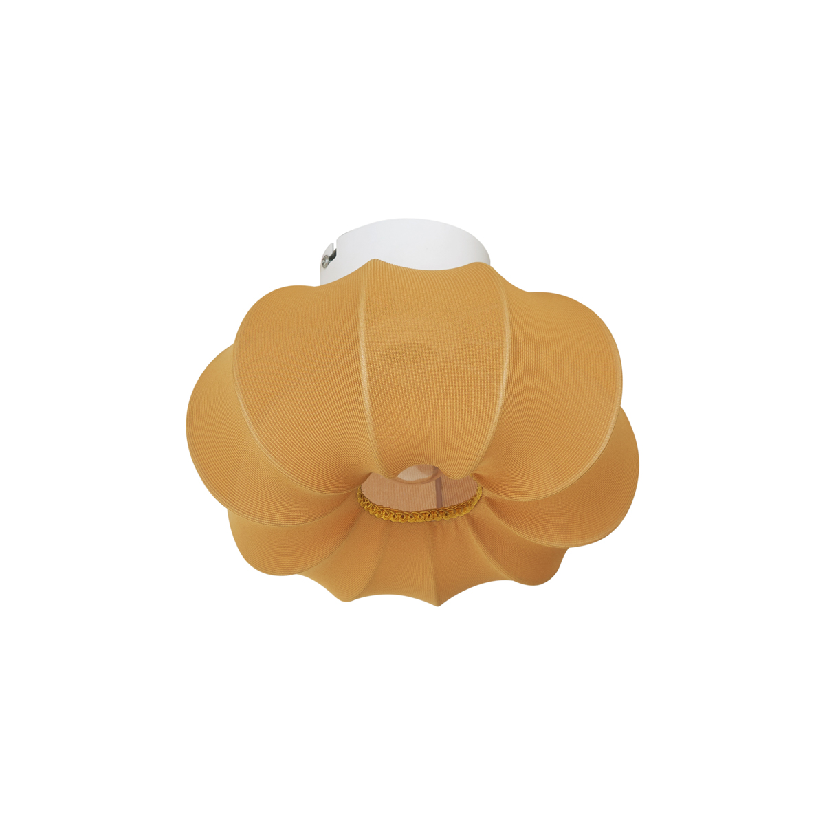 Lámpara de techo Japandi dorada de 27 cm - Plu Asyesha