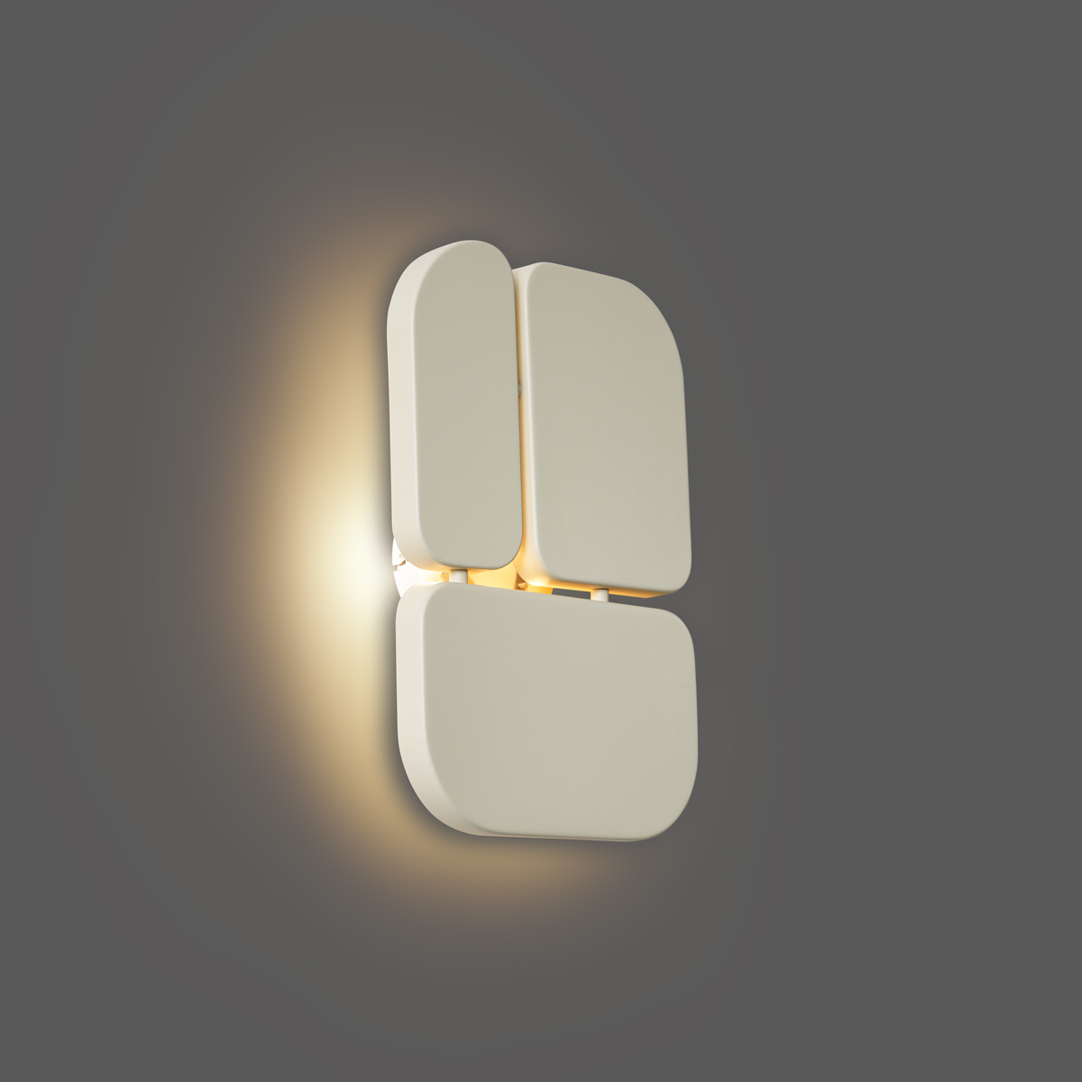 Lámpara de pared de diseño beige 3 luces - Planes