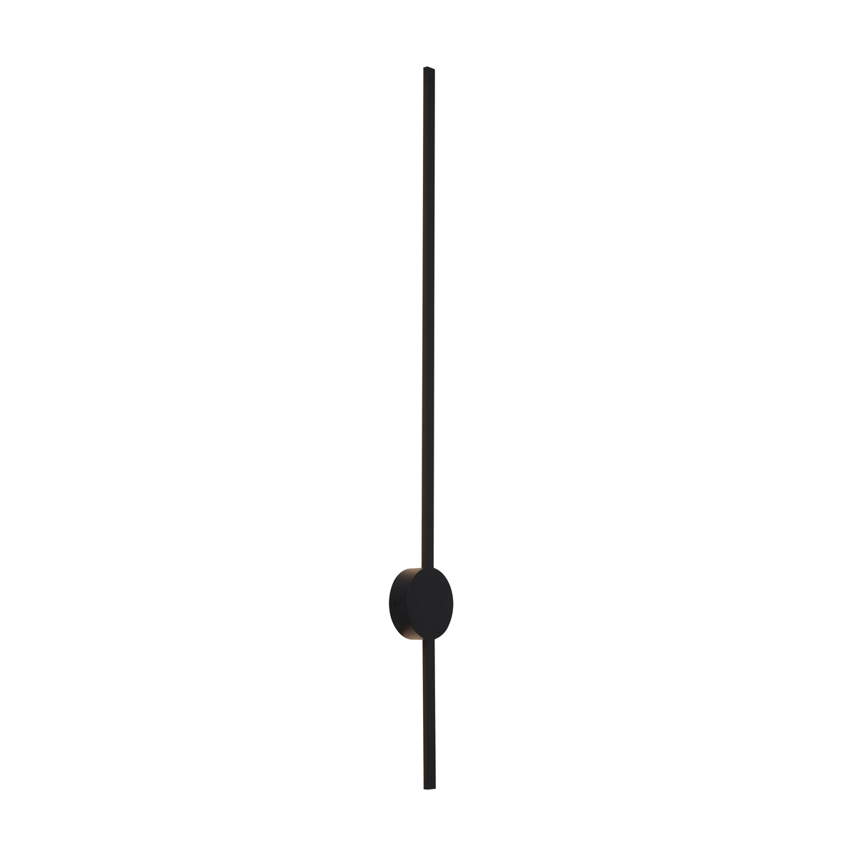 Modern fekete fali lámpa 100 cm LED-del, dimmelhető - Clockwise