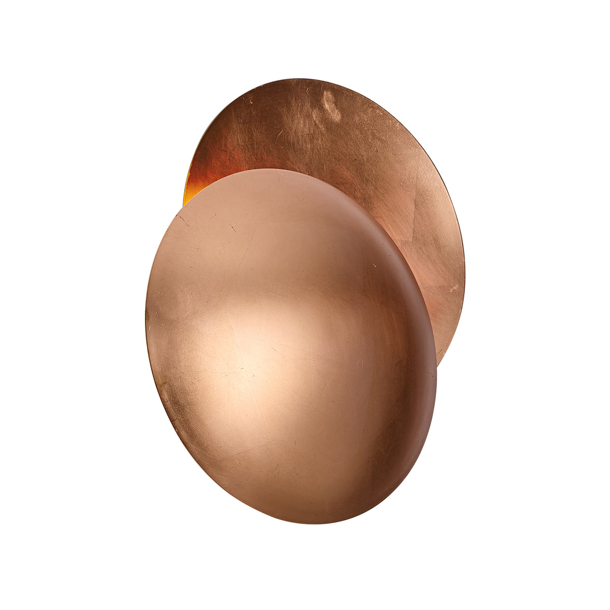 Modern réz fali lámpa 34,5 cm 2-lámpás - Sunrise