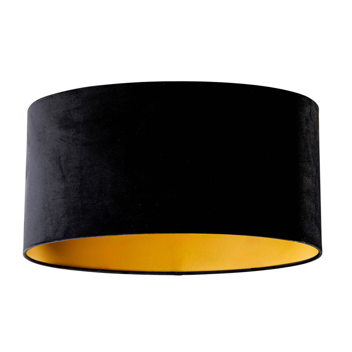 Zamatový tienidlo čierny oválny 50/33/25