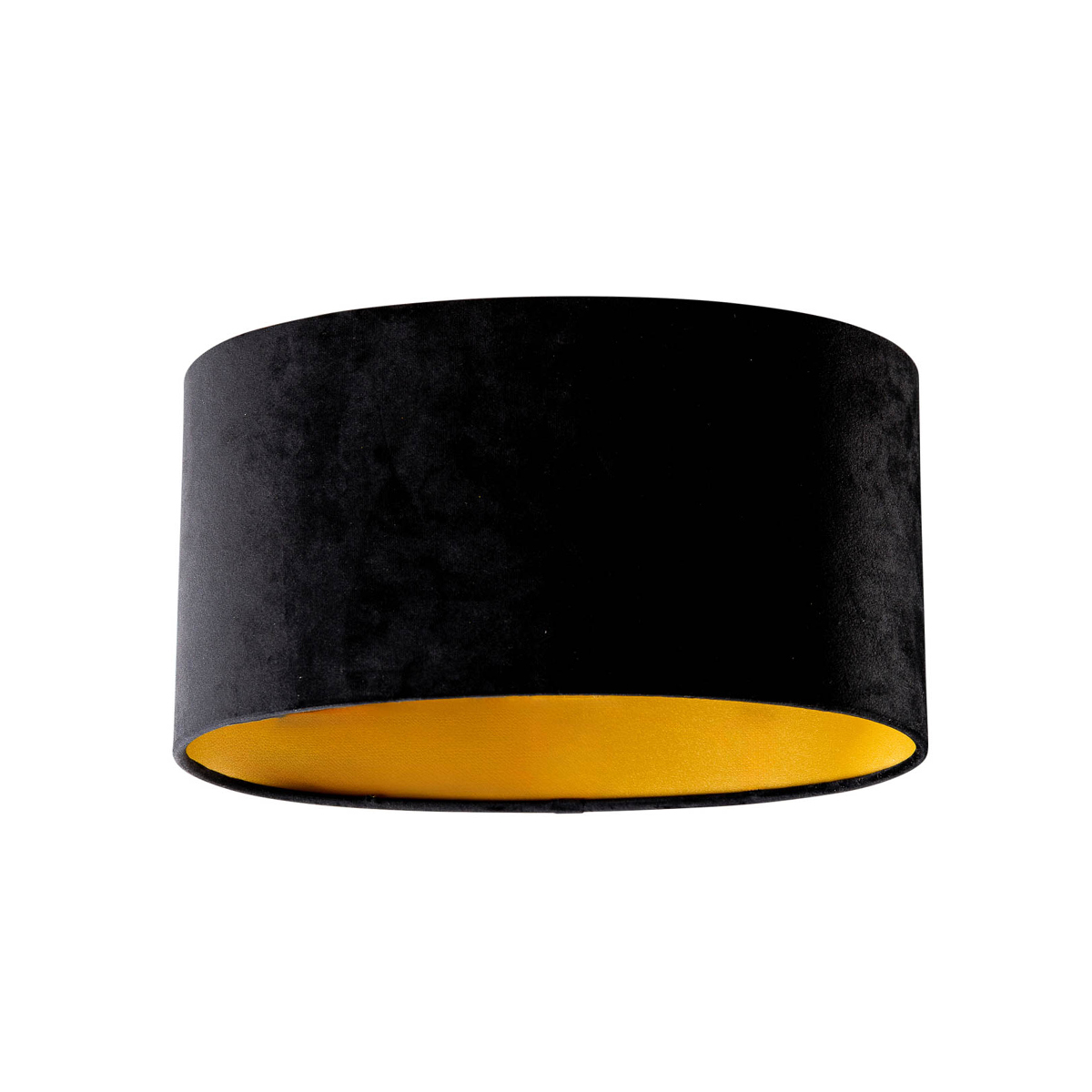 Zamatový tienidlo čierny oválny 35/23/18