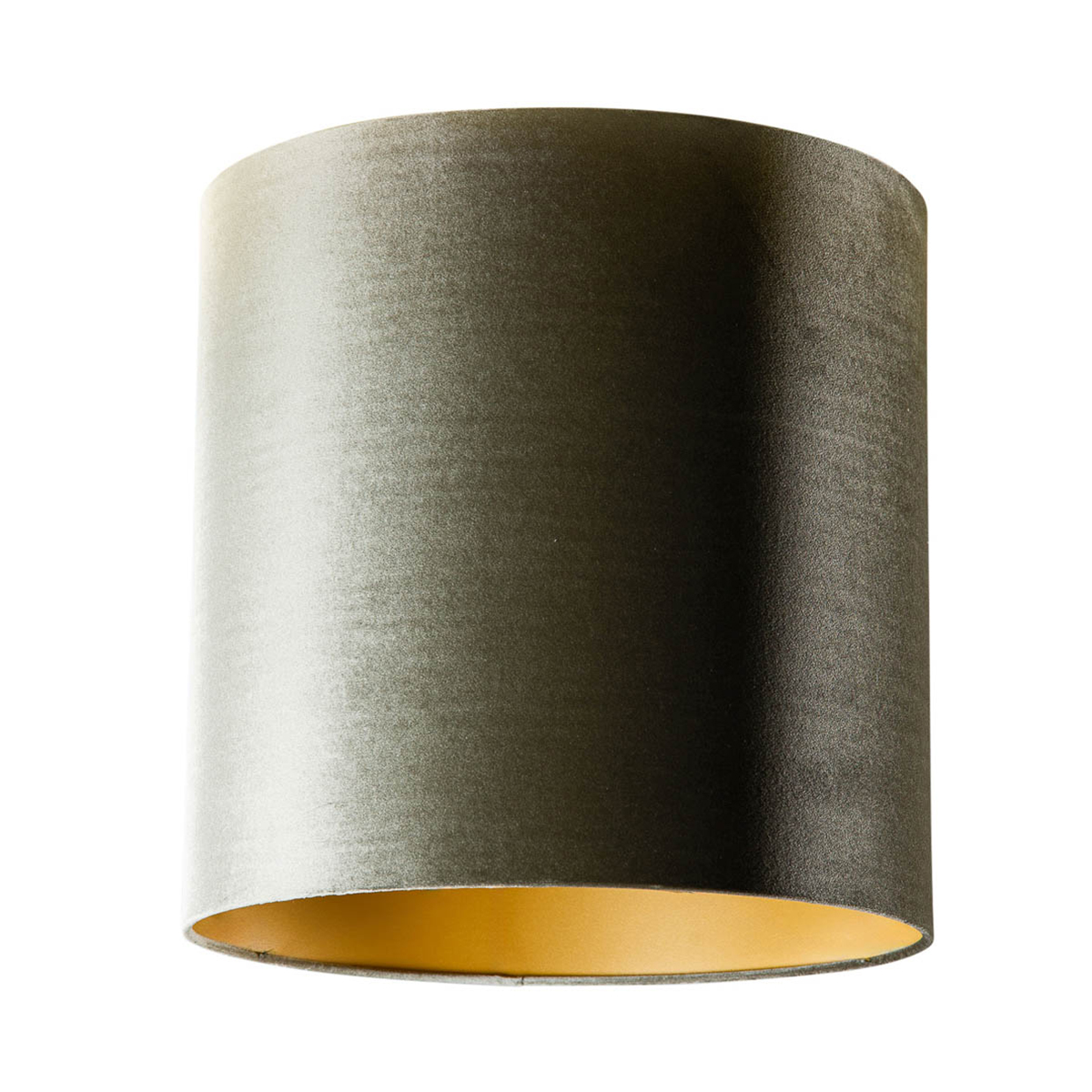 Zamatový tienidlo zelené so zlatým vnútorným 40/40/40