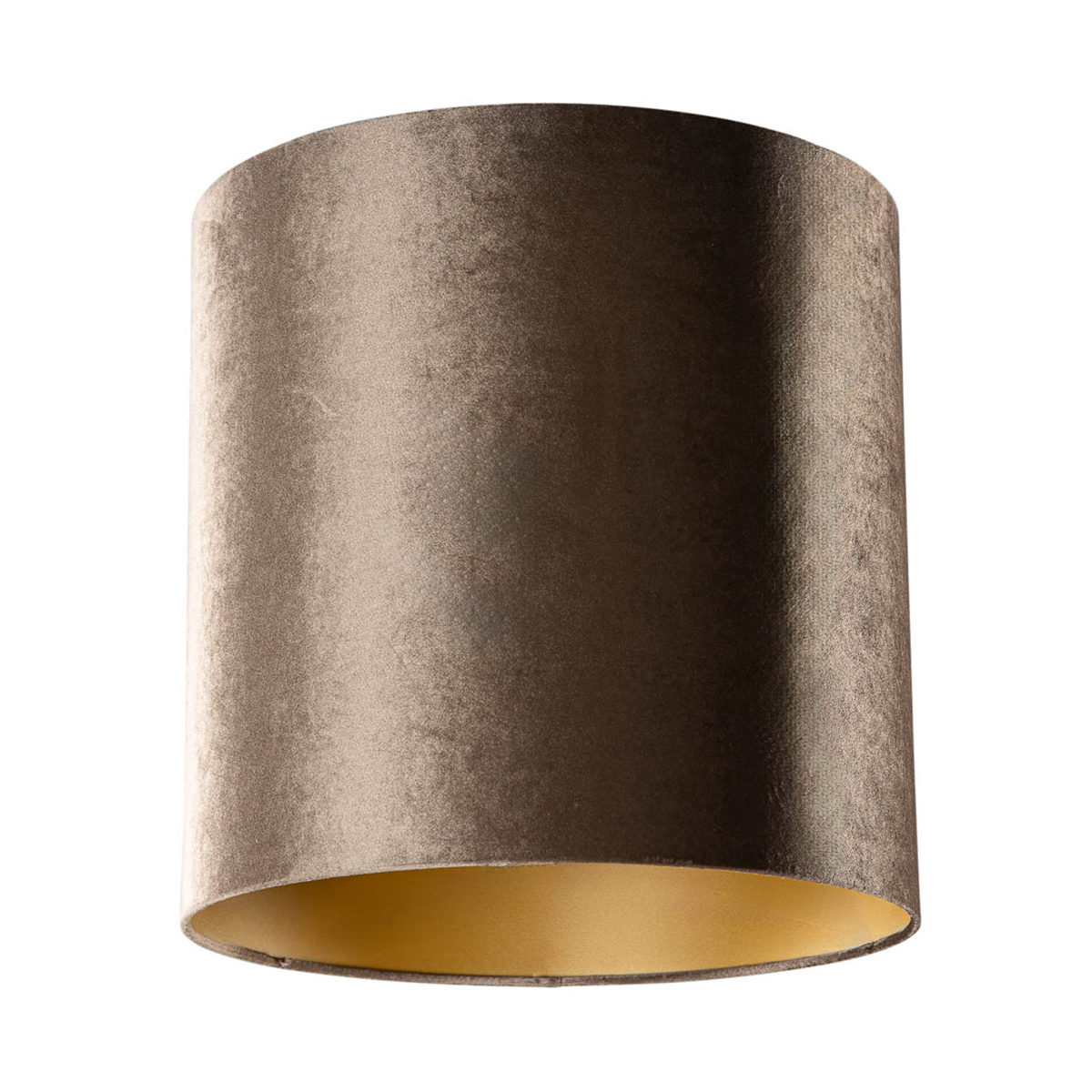 Zamatový tienidlo hnedé so zlatým vnútorným 40/40/40