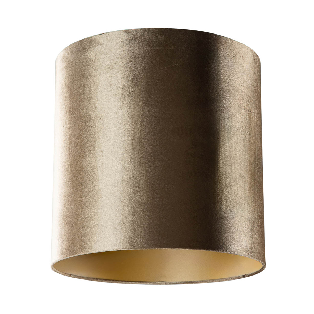 Zamatový tienidlo bronzové so zlatým vnútorným 40/40/40